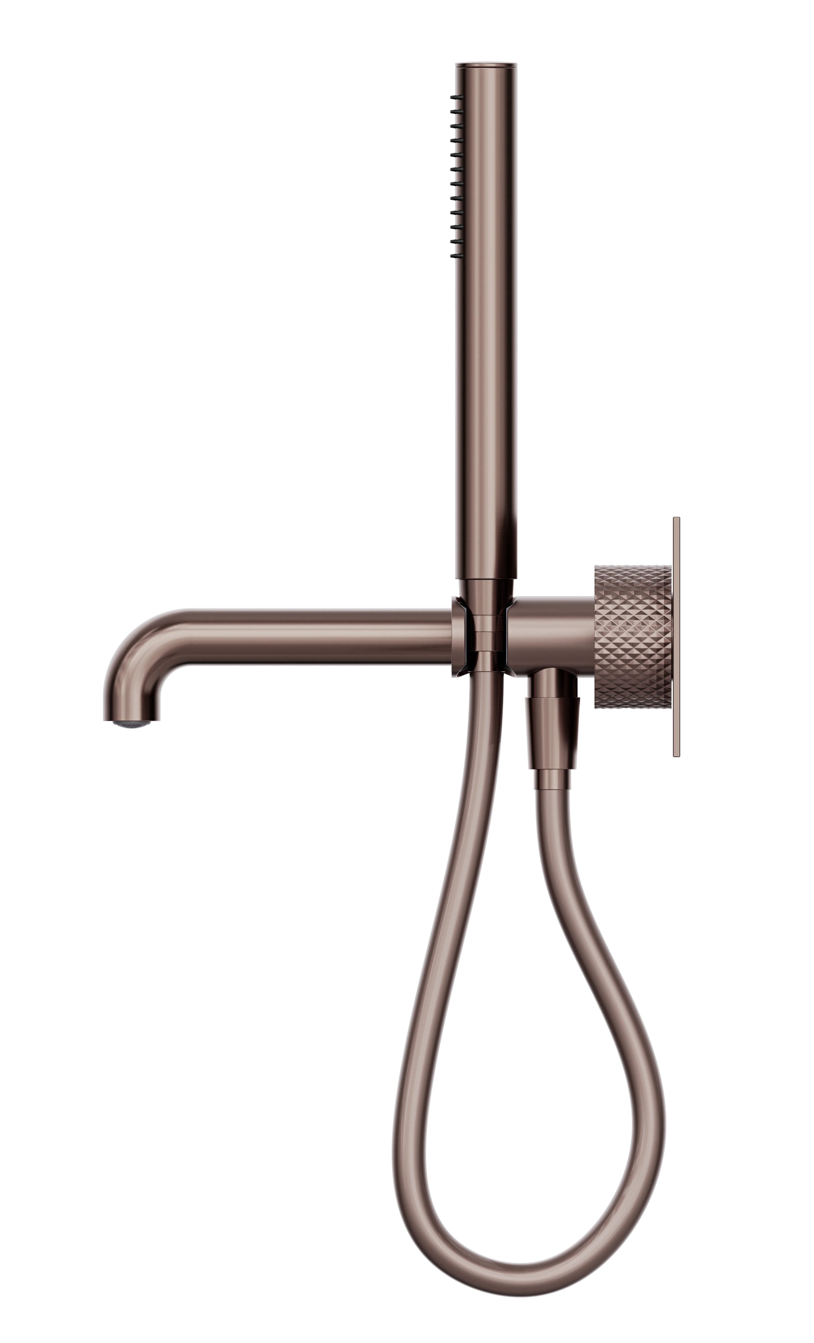 Opal Progressive Shower System With Spout 230mm Brushed Bronze