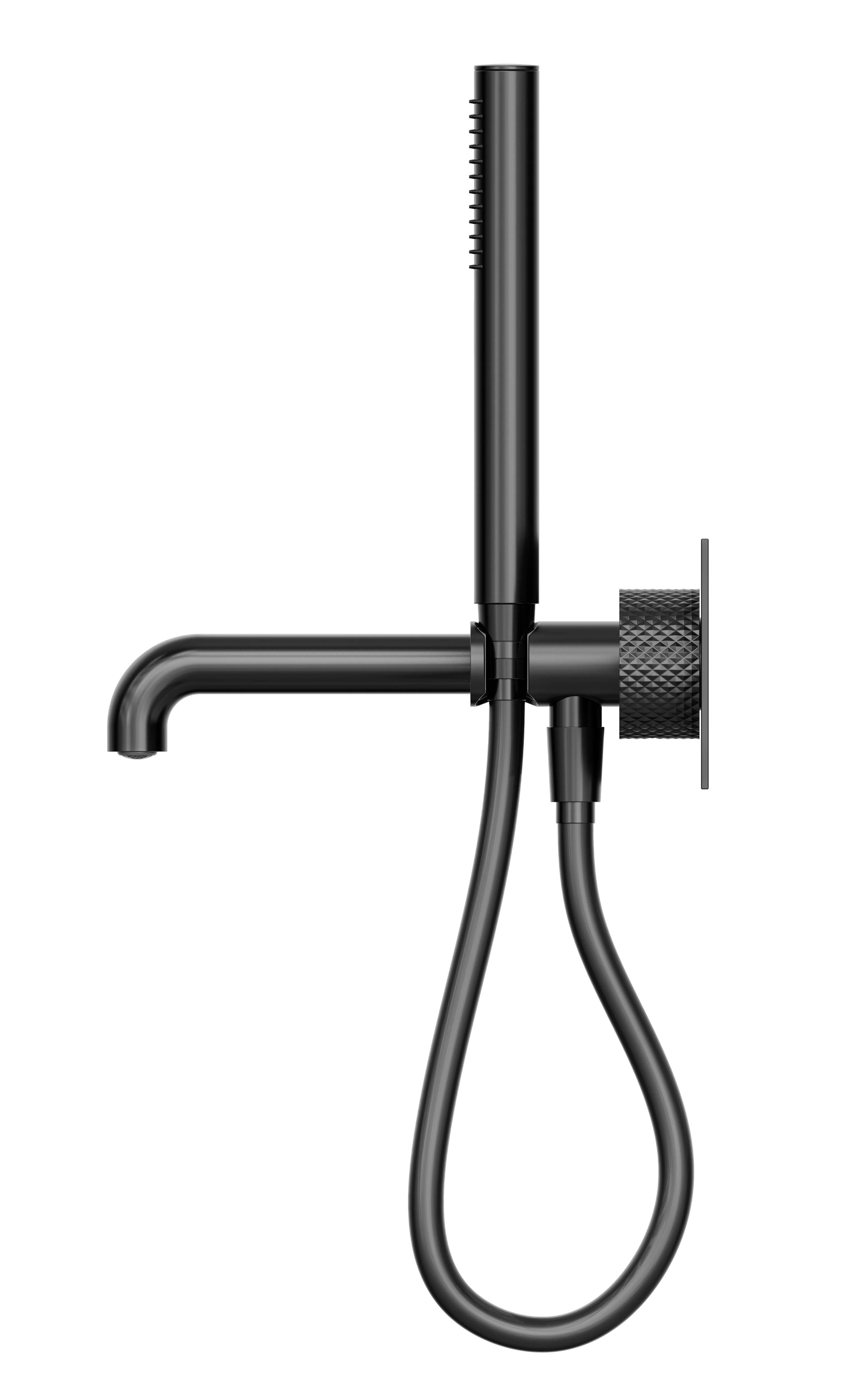 Opal Progressive Shower System With Spout 230mm Graphite