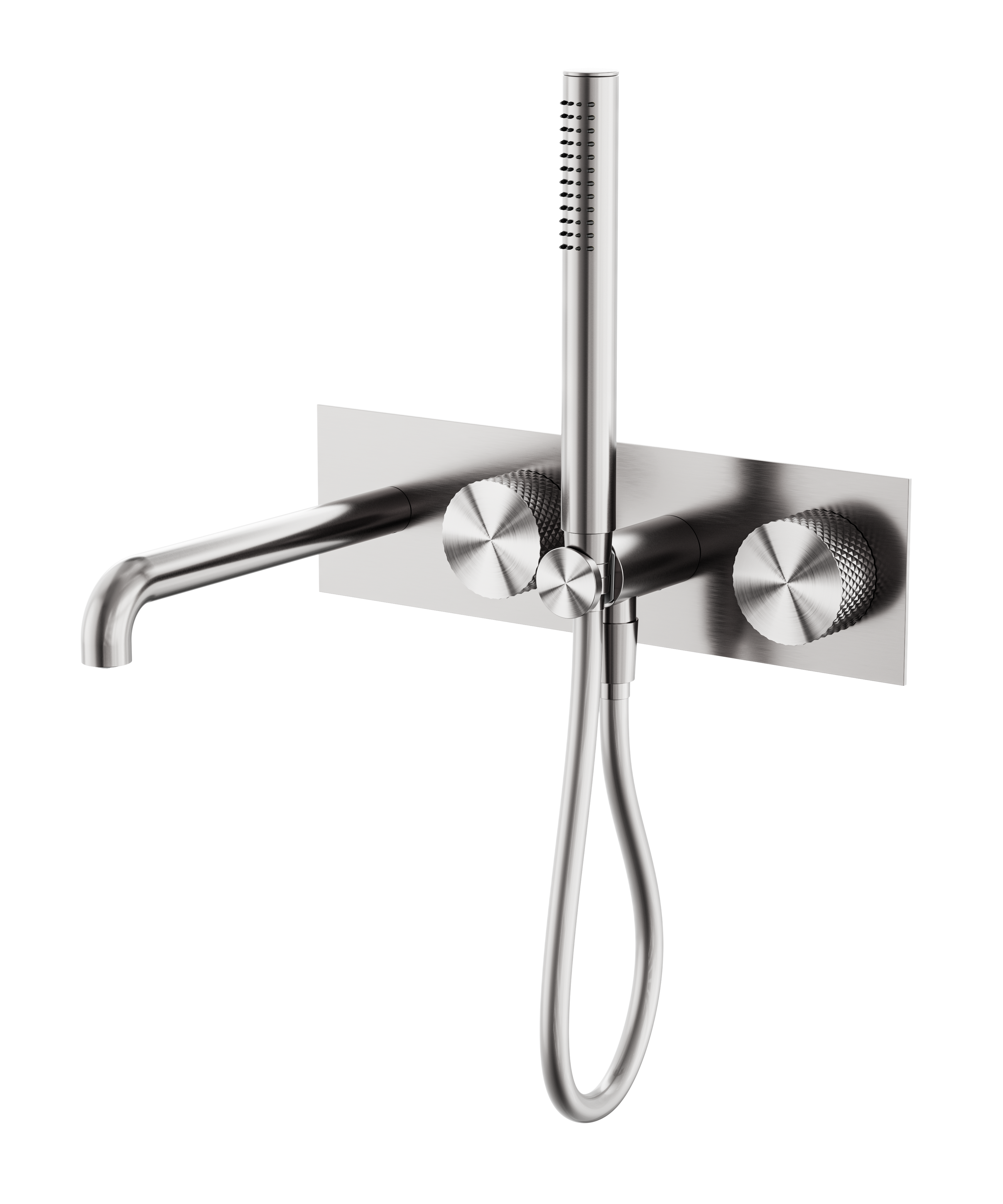 Opal Progressive Shower System With Spout 250mm Brushed Nickel