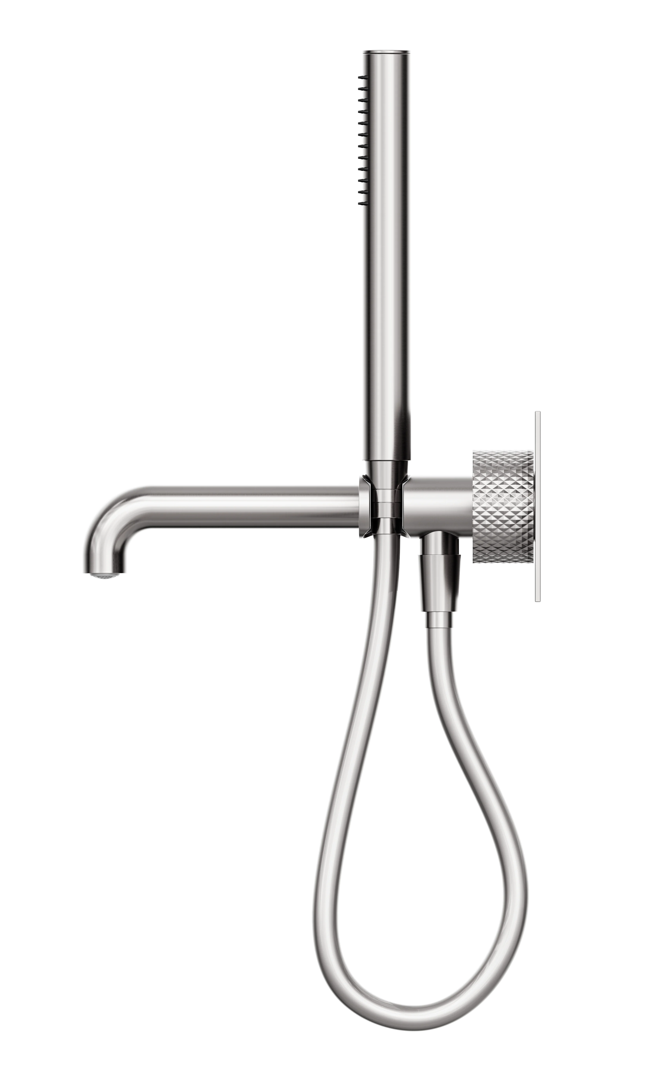 Opal Progressive Shower System With Spout 250mm Brushed Nickel