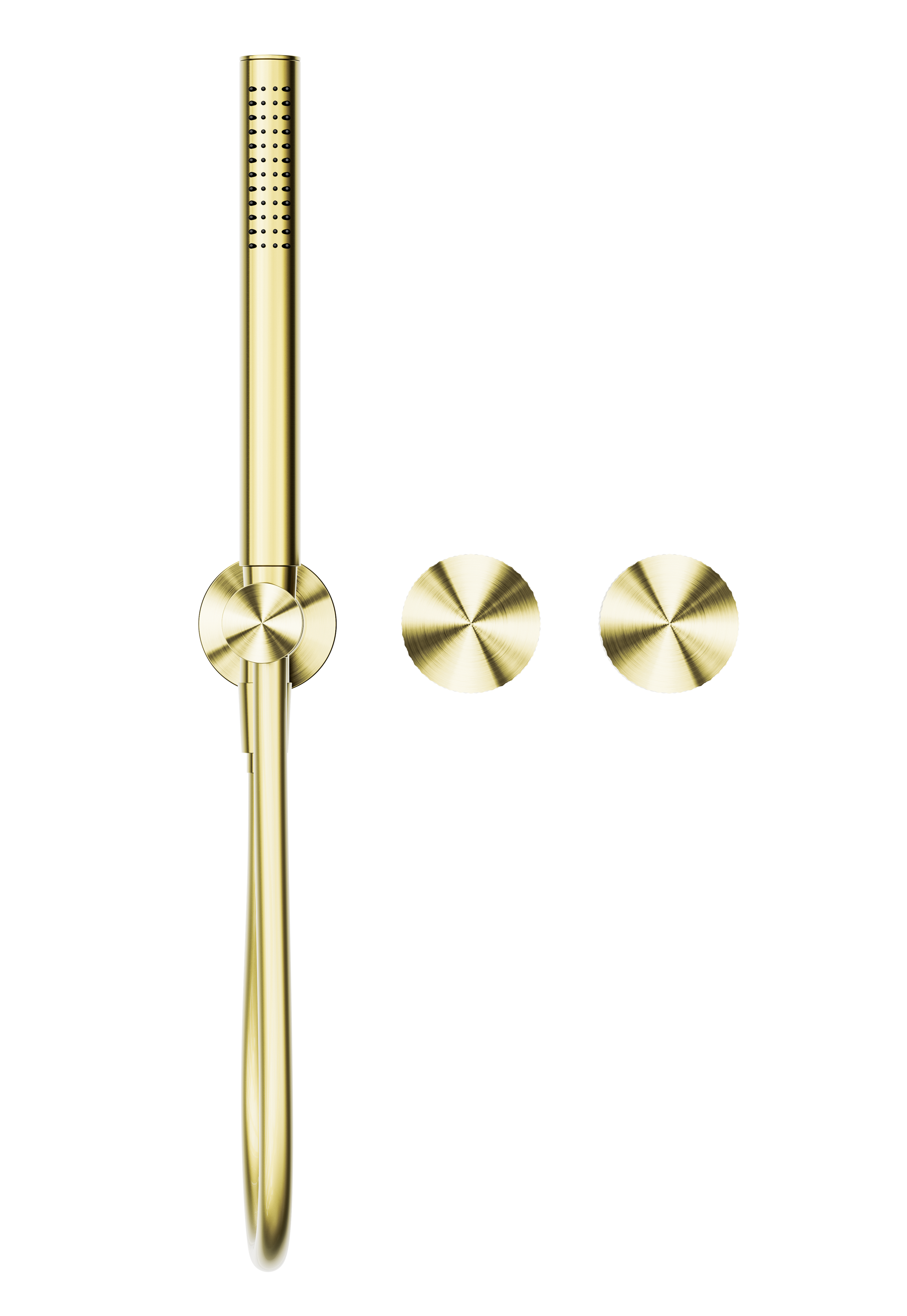 Opal Progressive Shower System Separate Plate Brushed Gold
