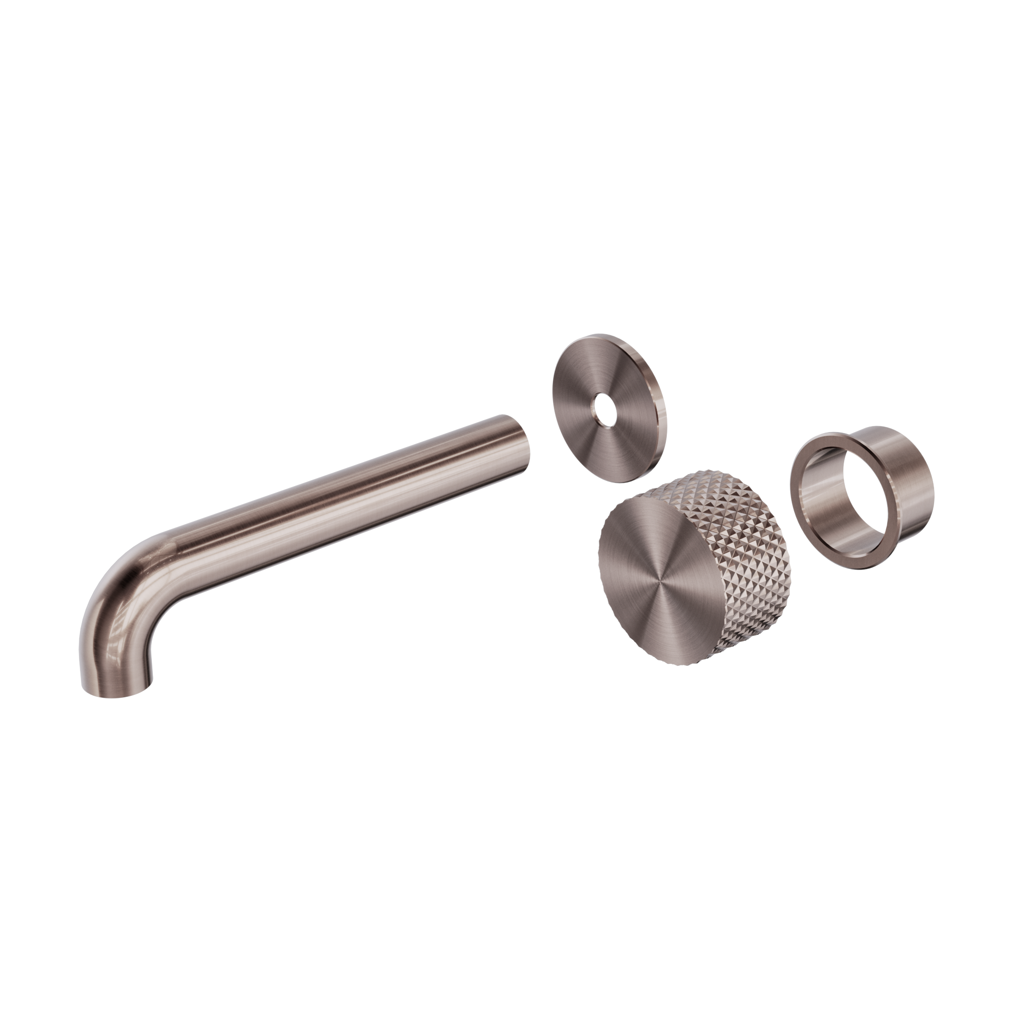 Opal Progressive Wall Basin/Bath Set 260mm Trim Kits Only Brushed Bronze