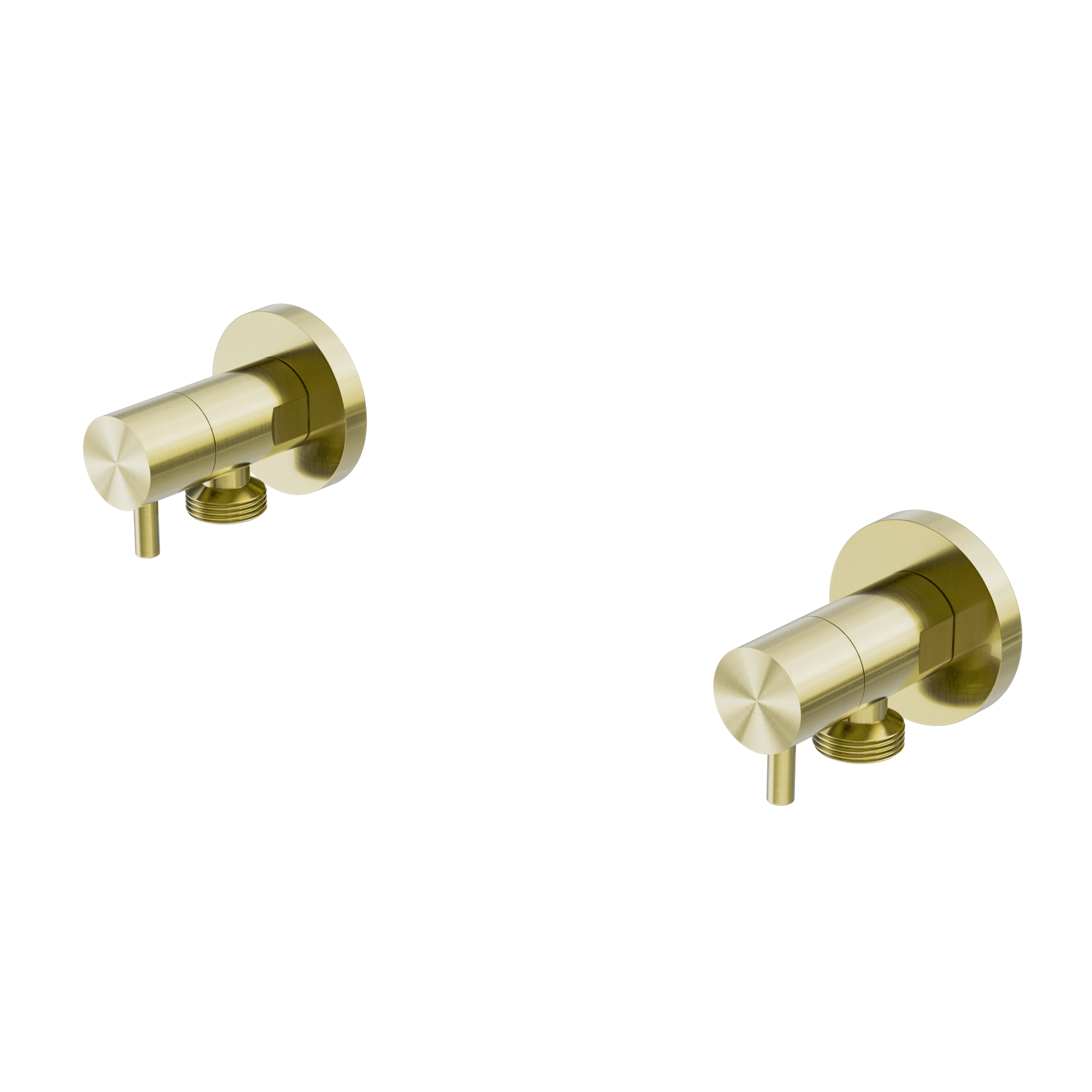 Washing Machine Tap Set Brushed Gold