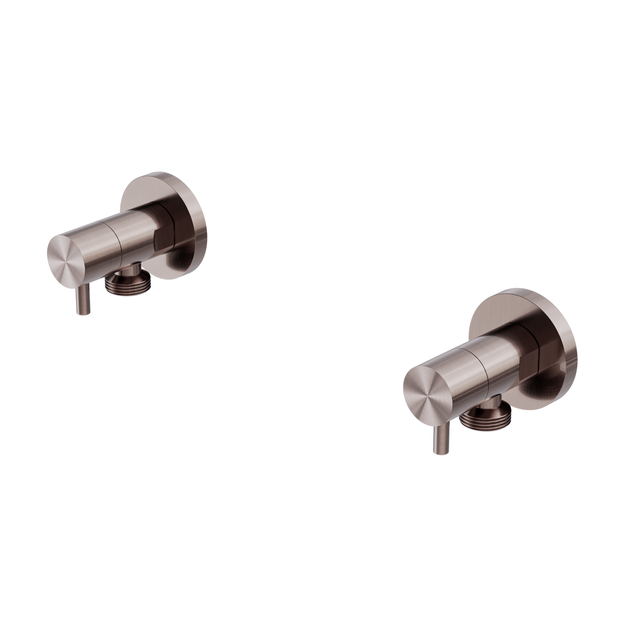 Washing Machine Tap Set Brushed Bronze