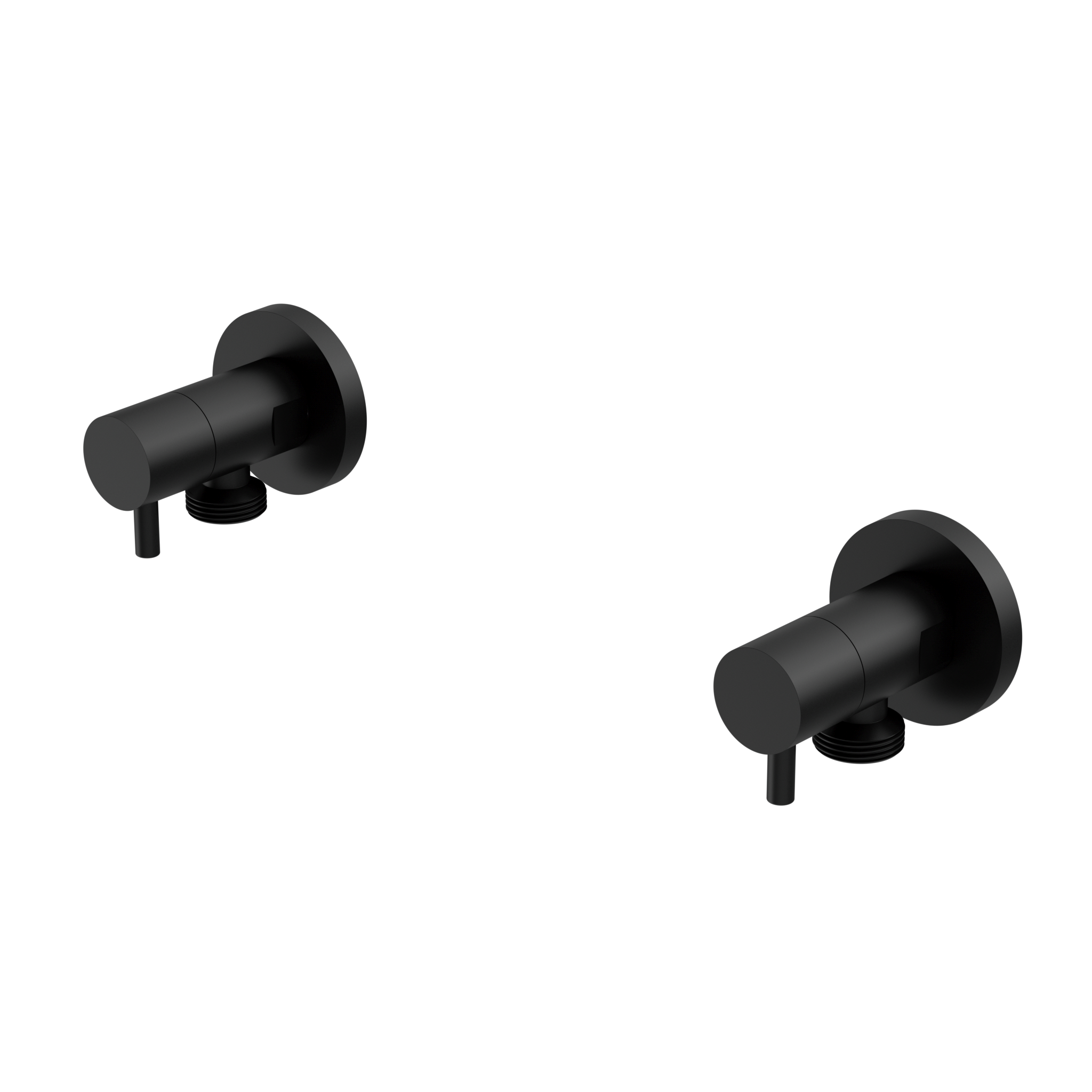 Washing Machine Tap Set Matte Black
