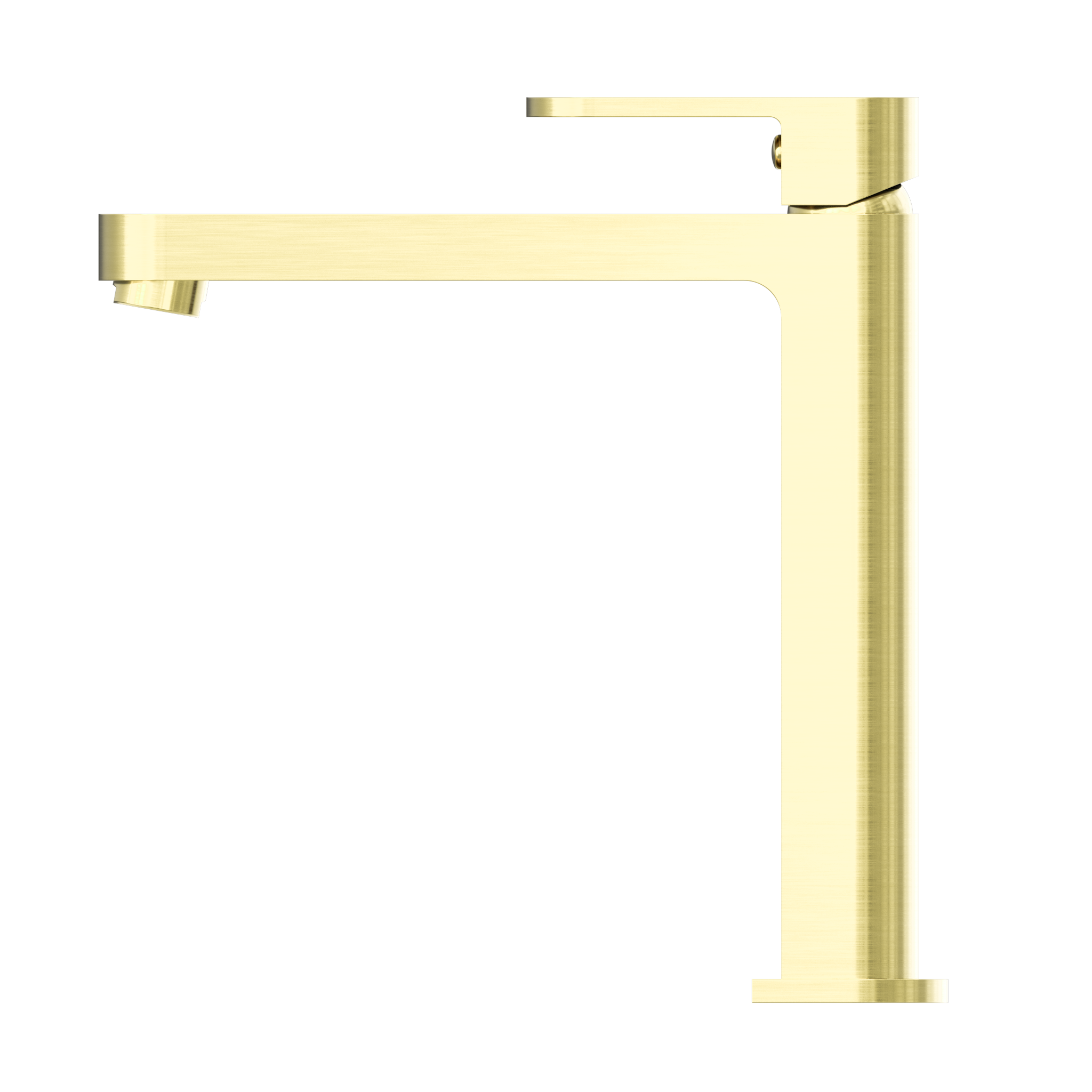 Ecco Tall Basin Mixer Brushed Gold