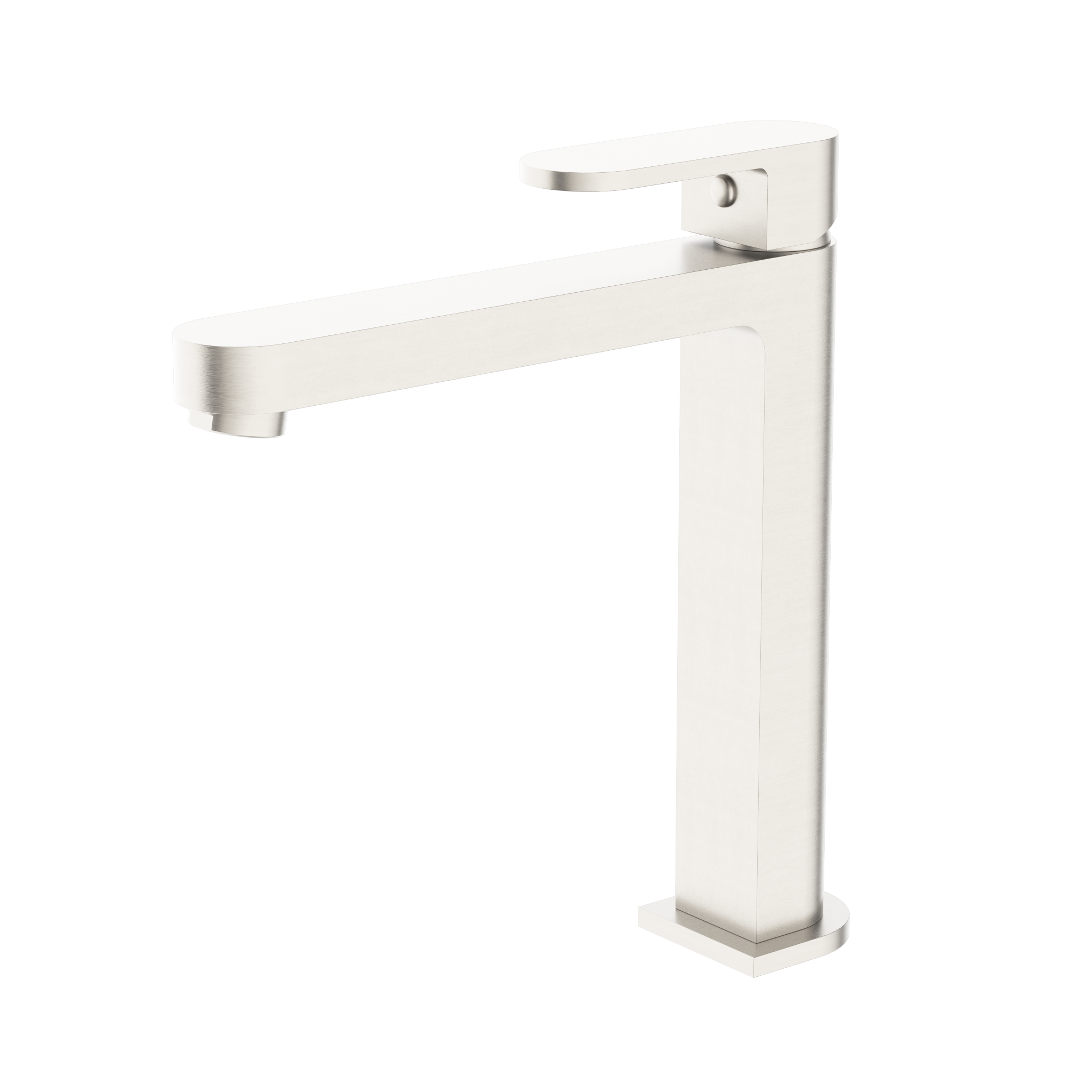 Ecco Tall Basin Mixer Brushed Nickel