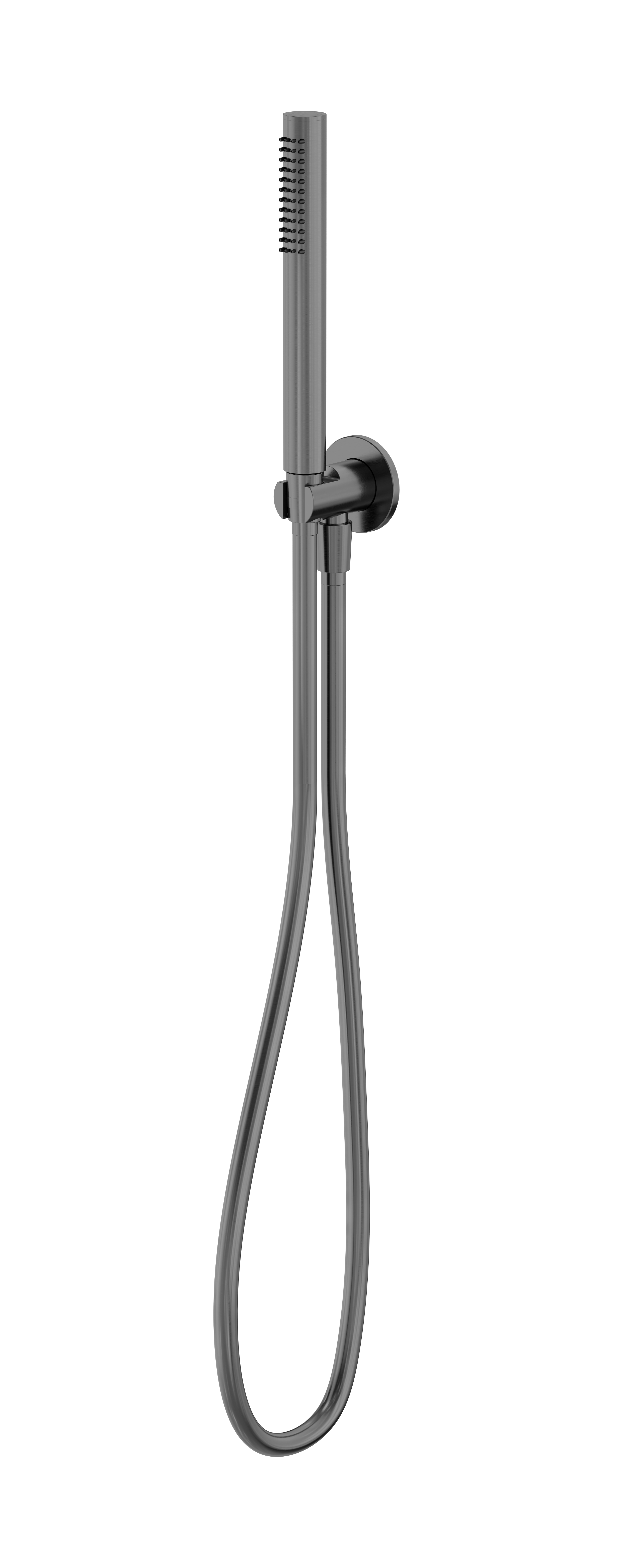 Slim Shower On Bracket Gun Metal