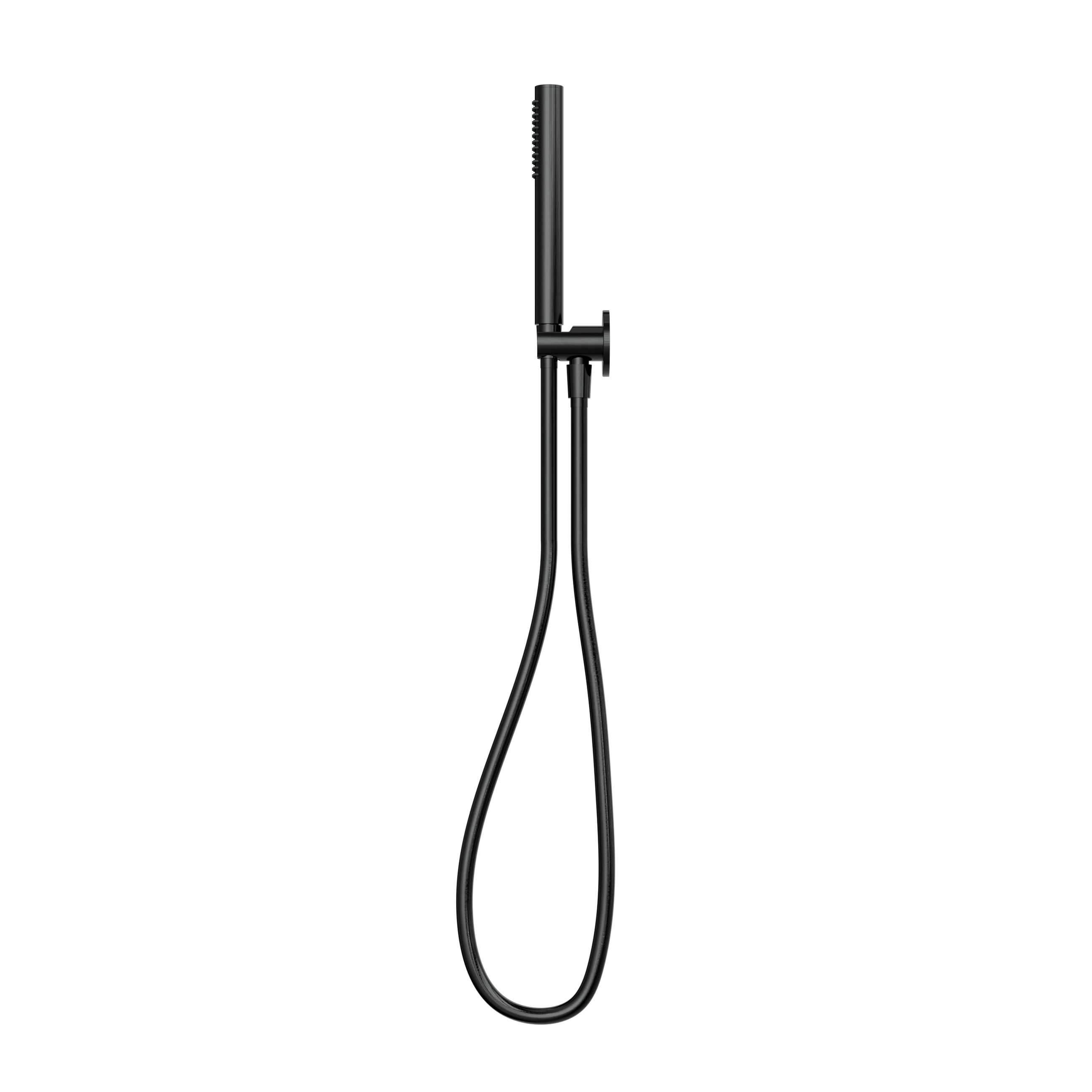 Slim Shower On Bracket Matte Black