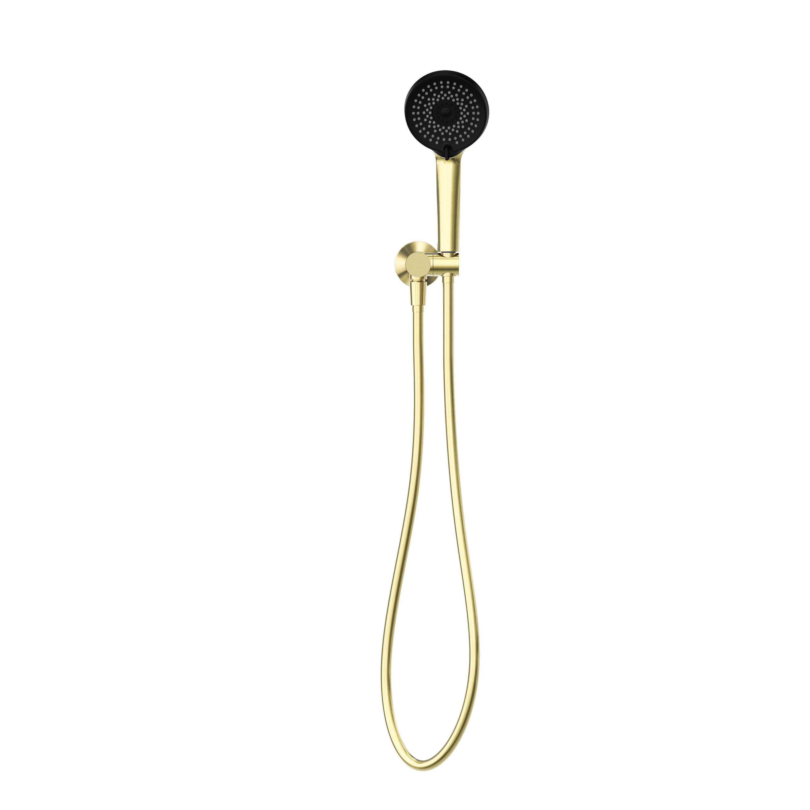 Project Round Shower On Bracket 4 Star Rating Brushed Gold