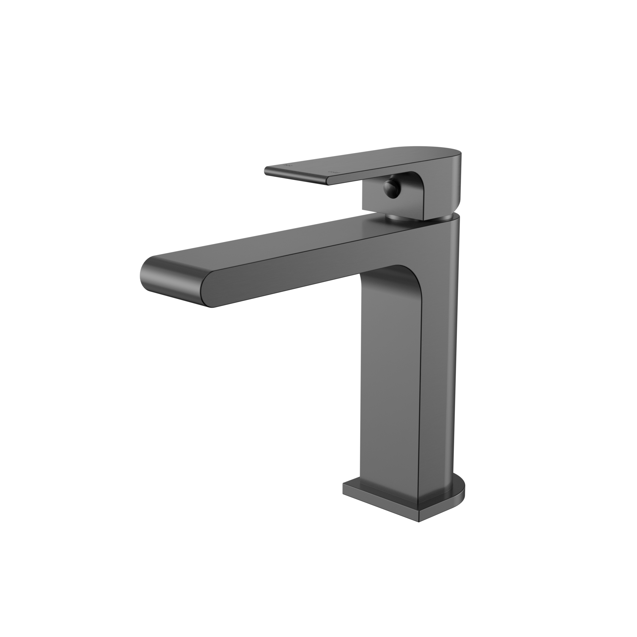 Bianca Basin Mixer Straight Spout Gun Metal