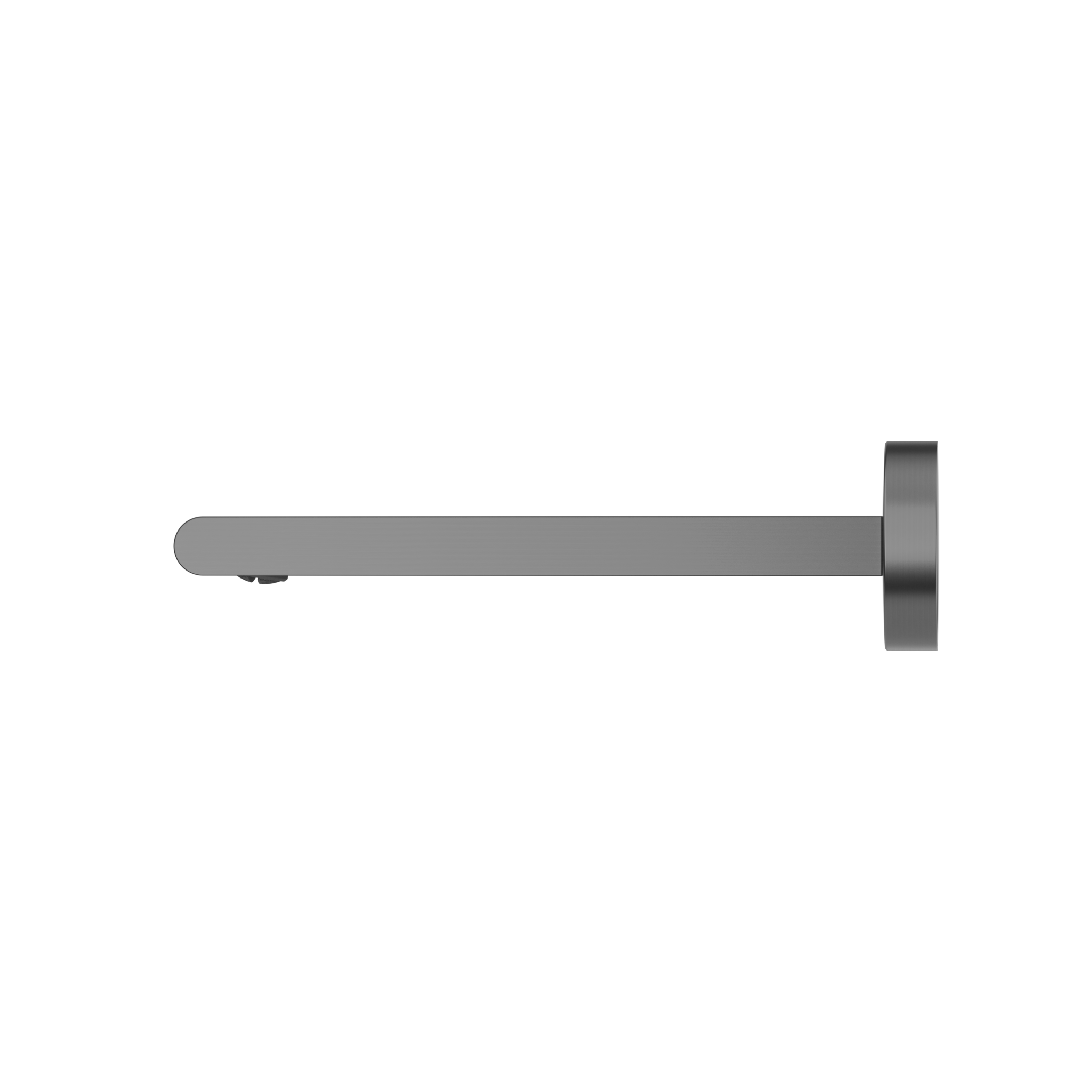 Bianca Fixed Bath Spout Only 240mm Gun Metal