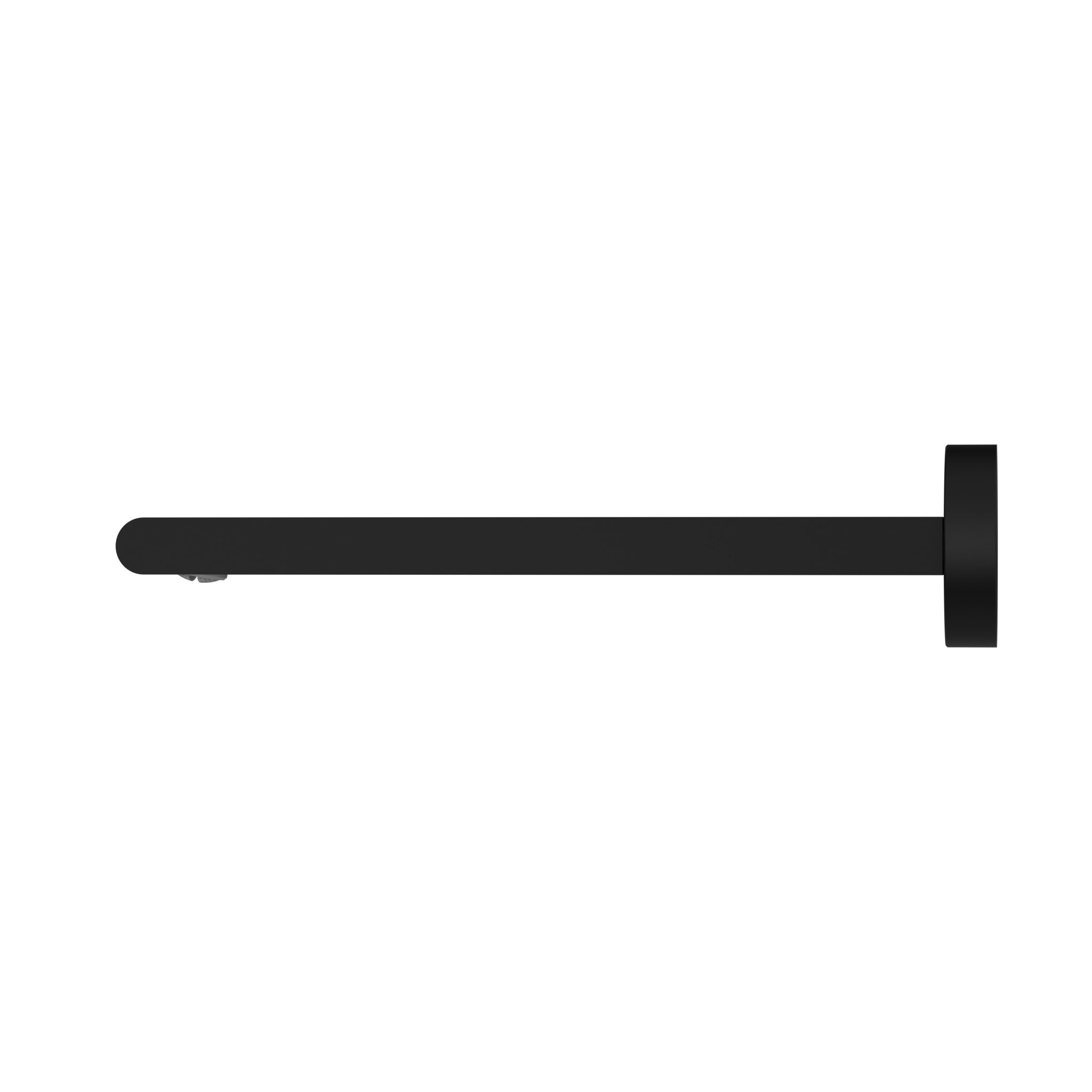 Bianca Fixed Bath Spout Only 240mm Matte Black