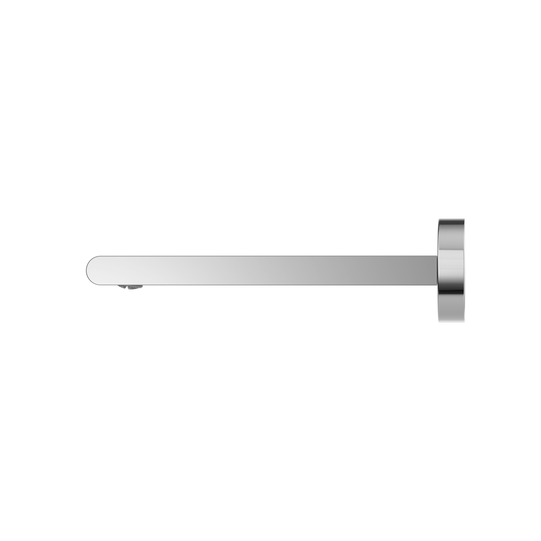 Bianca Fixed Bath Spout Only 200mm Chrome