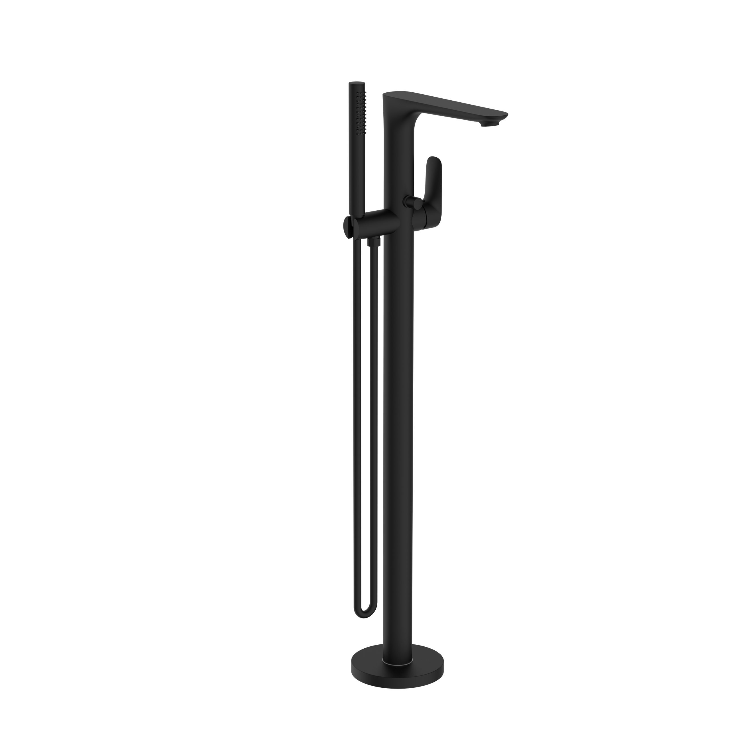 Bianca Freestanding Bath Mixer With Hand Shower Matte Black