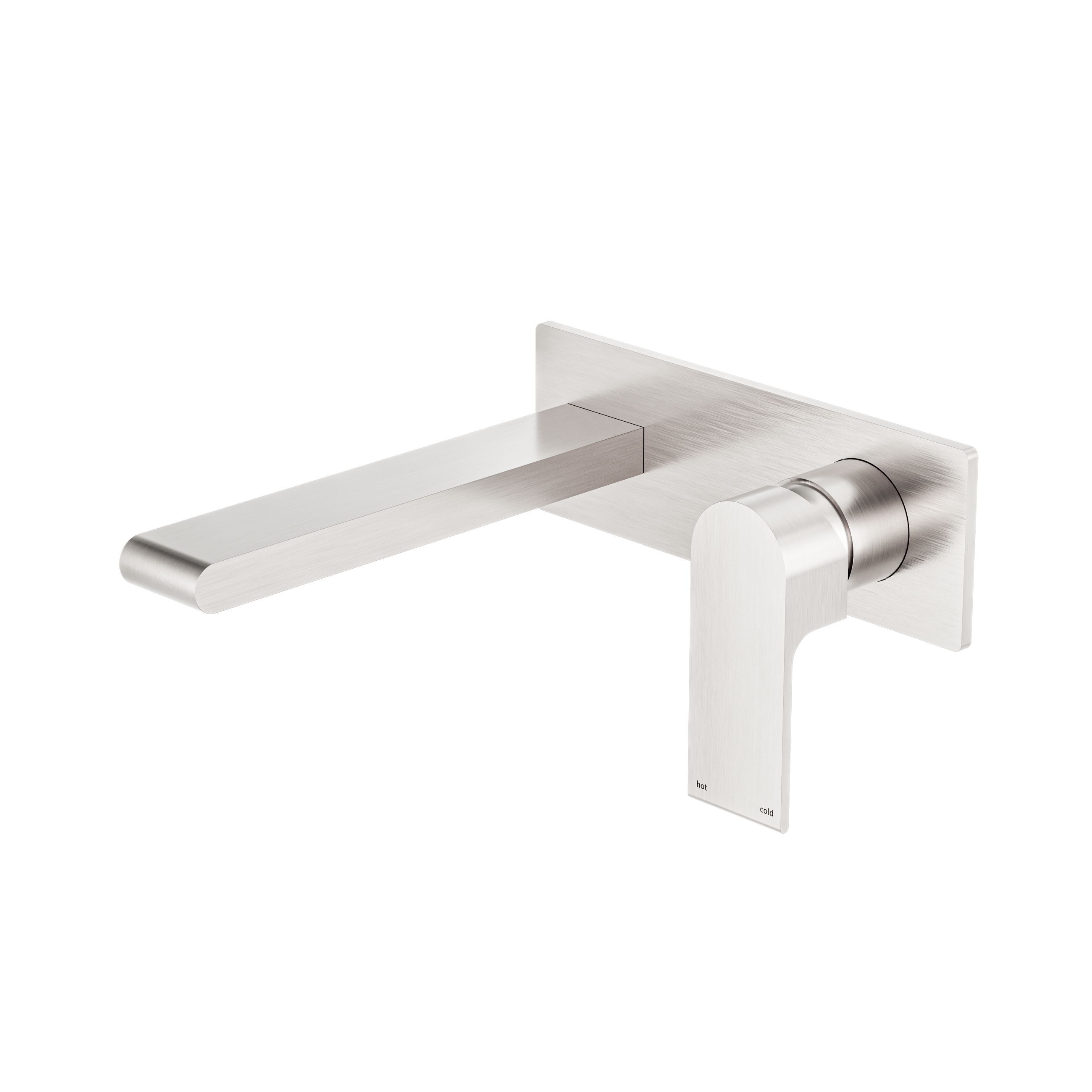 Bianca Wall Basin/Bath Mixer 230mm Brushed Nickel