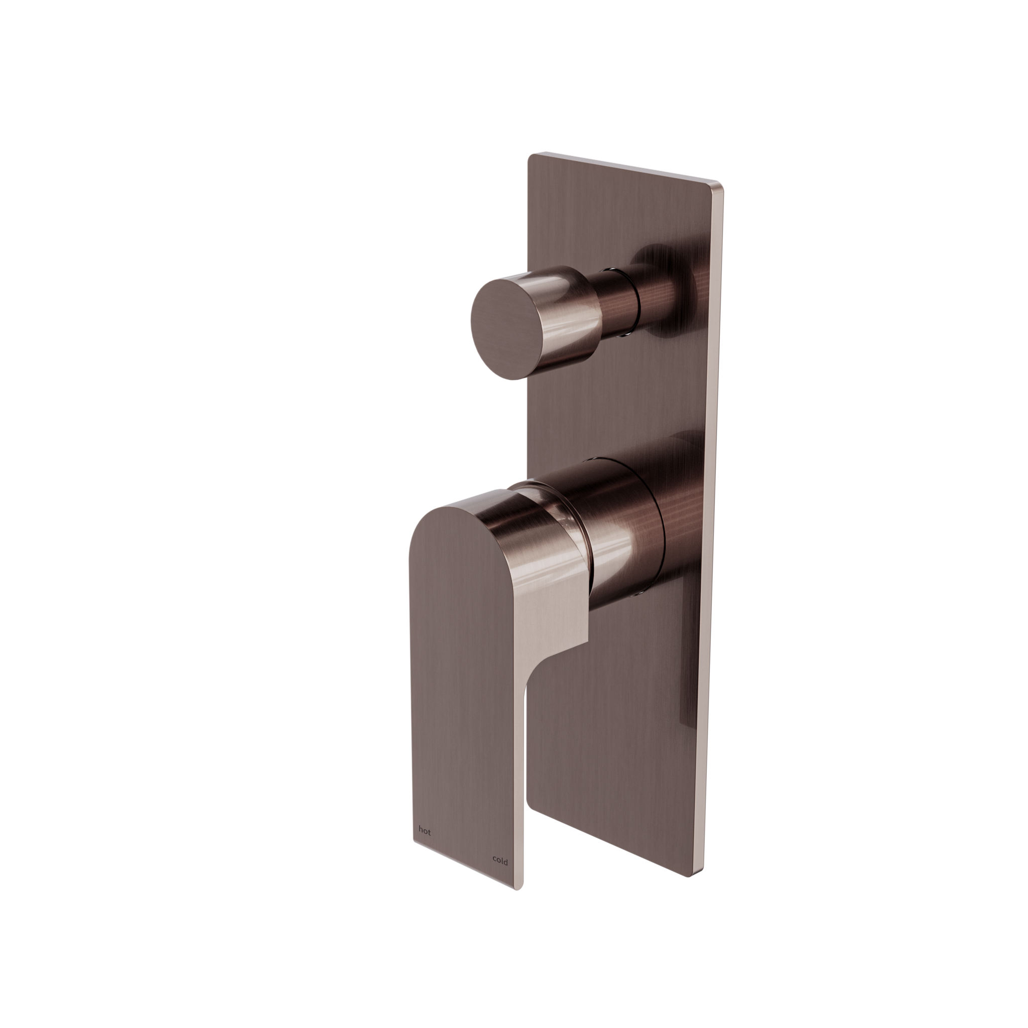 Bianca Shower Mixer With Diverter Brushed Bronze