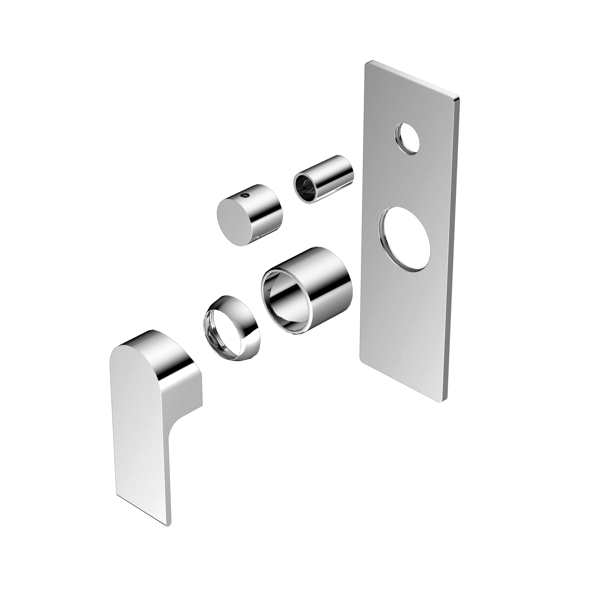 Bianca Shower Mixer With Diverter Trim Kits Only Chrome