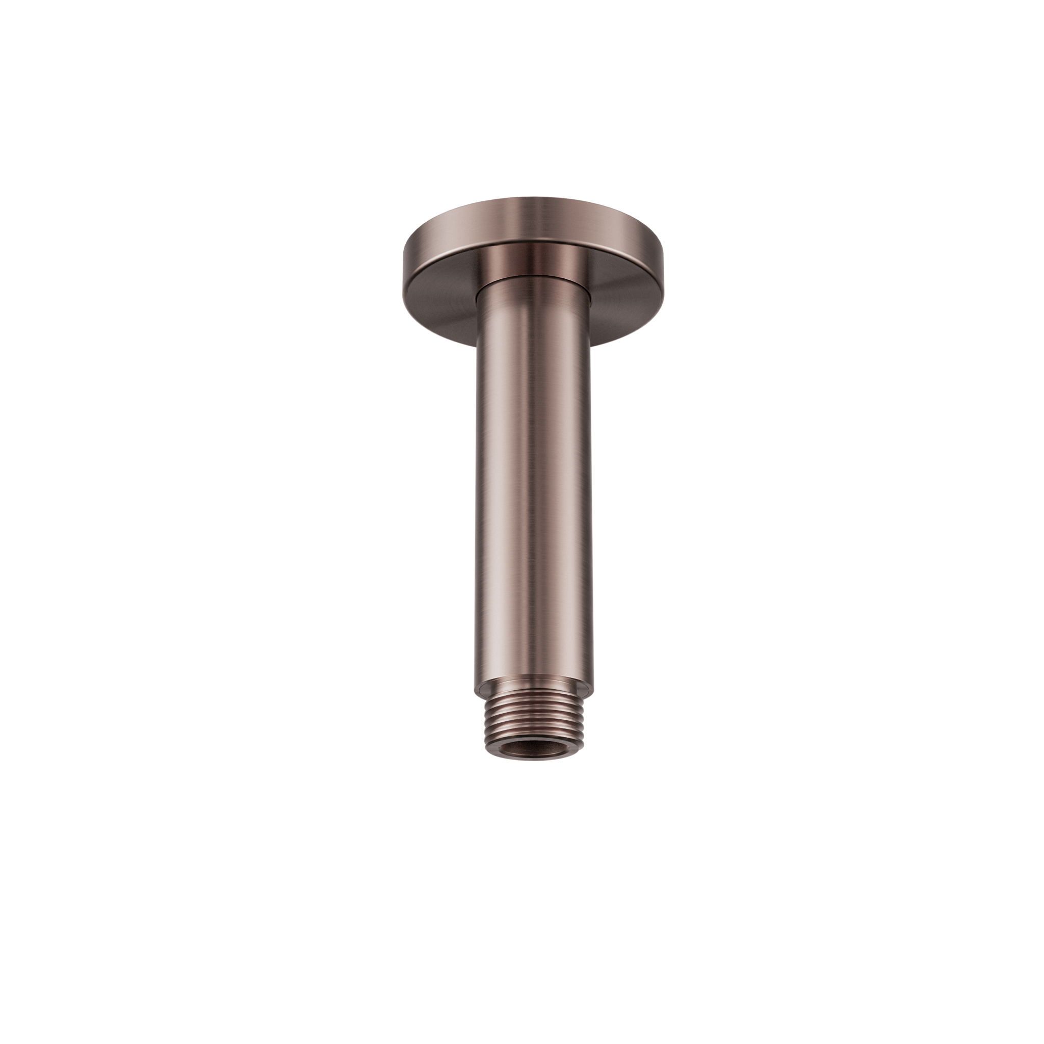 Round Ceiling Arm 100mm Length Brushed Bronze