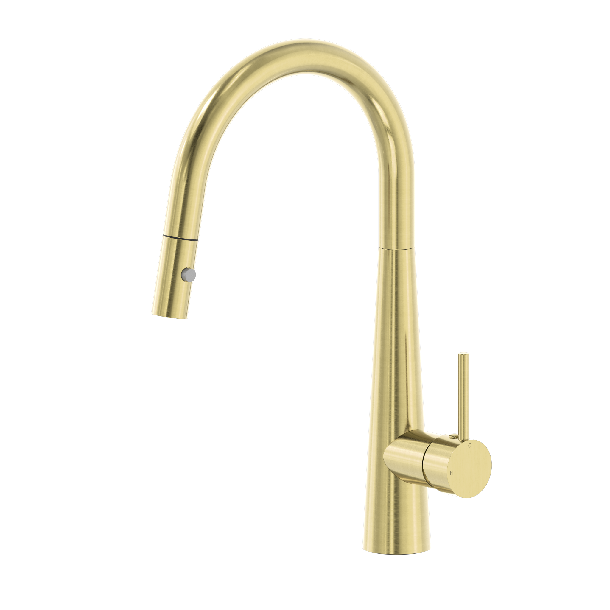 Dolce Pull Out Sink Mixer With Vegie Spray Function Brushed Gold