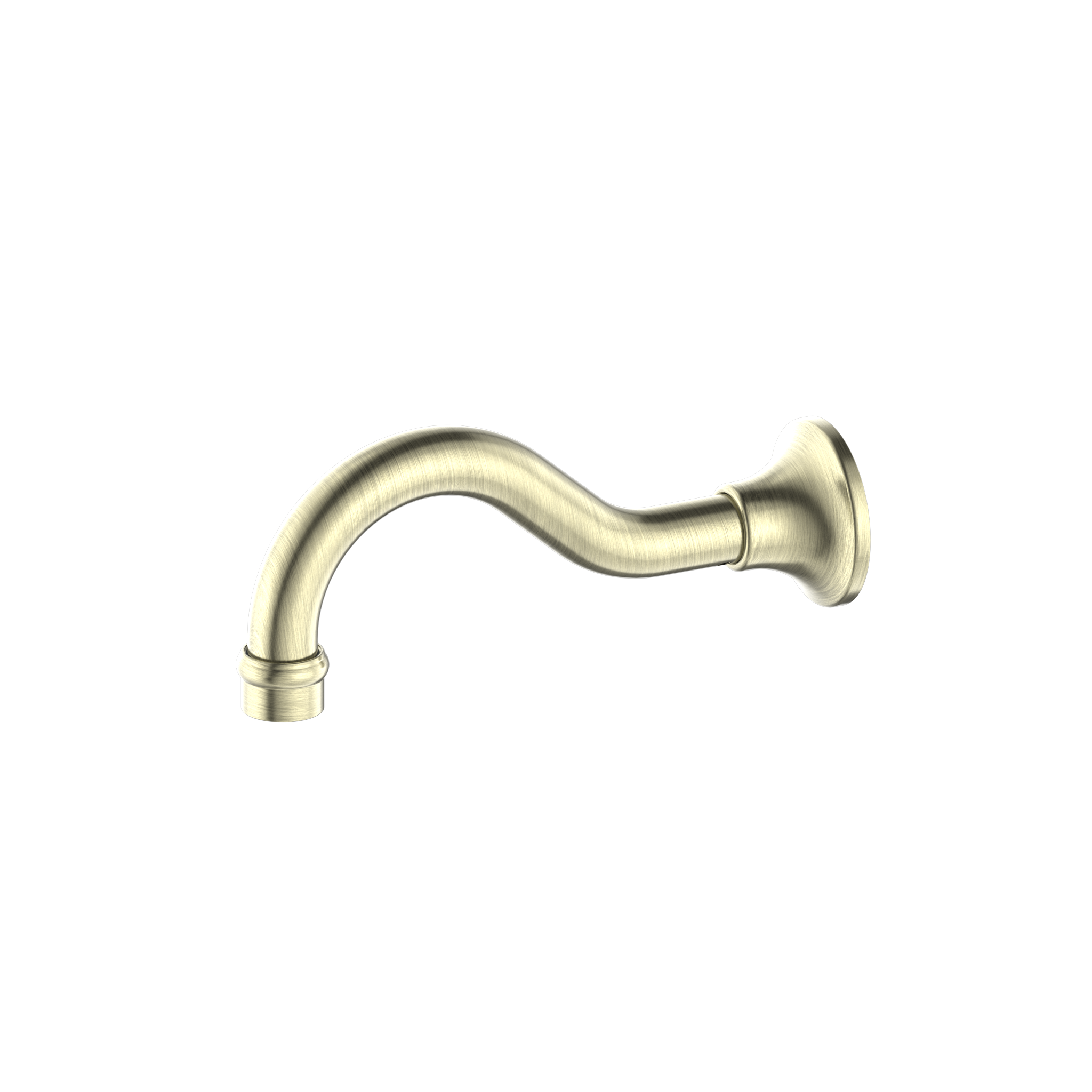 York Bath Spout Only Aged Brass