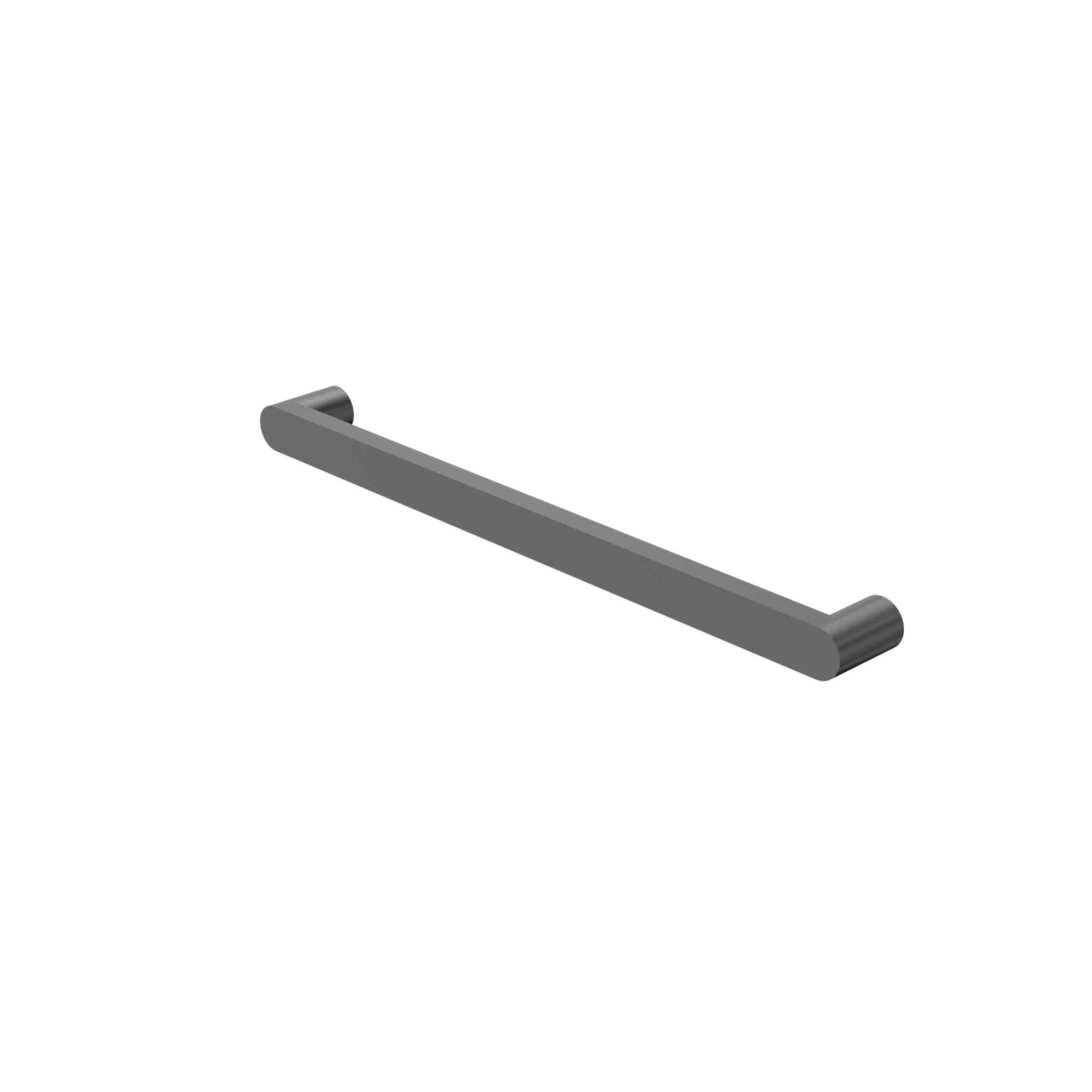 Bianca 240V Single Heated Towel Rail Gun Metal