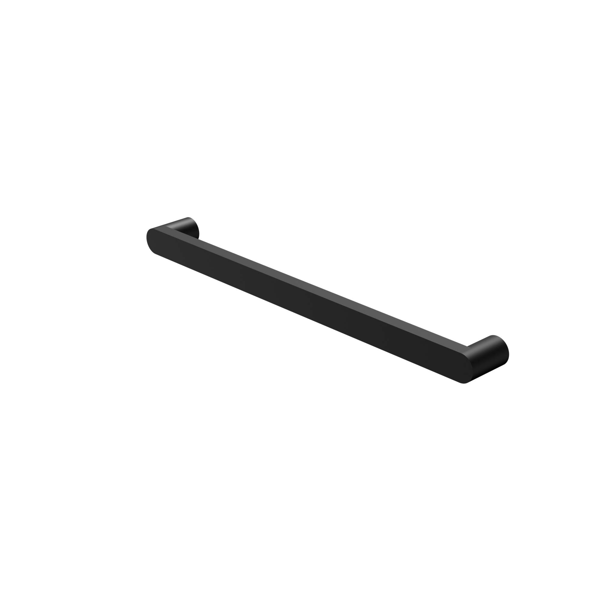 Bianca 240V Single Heated Towel Rail Matte Black