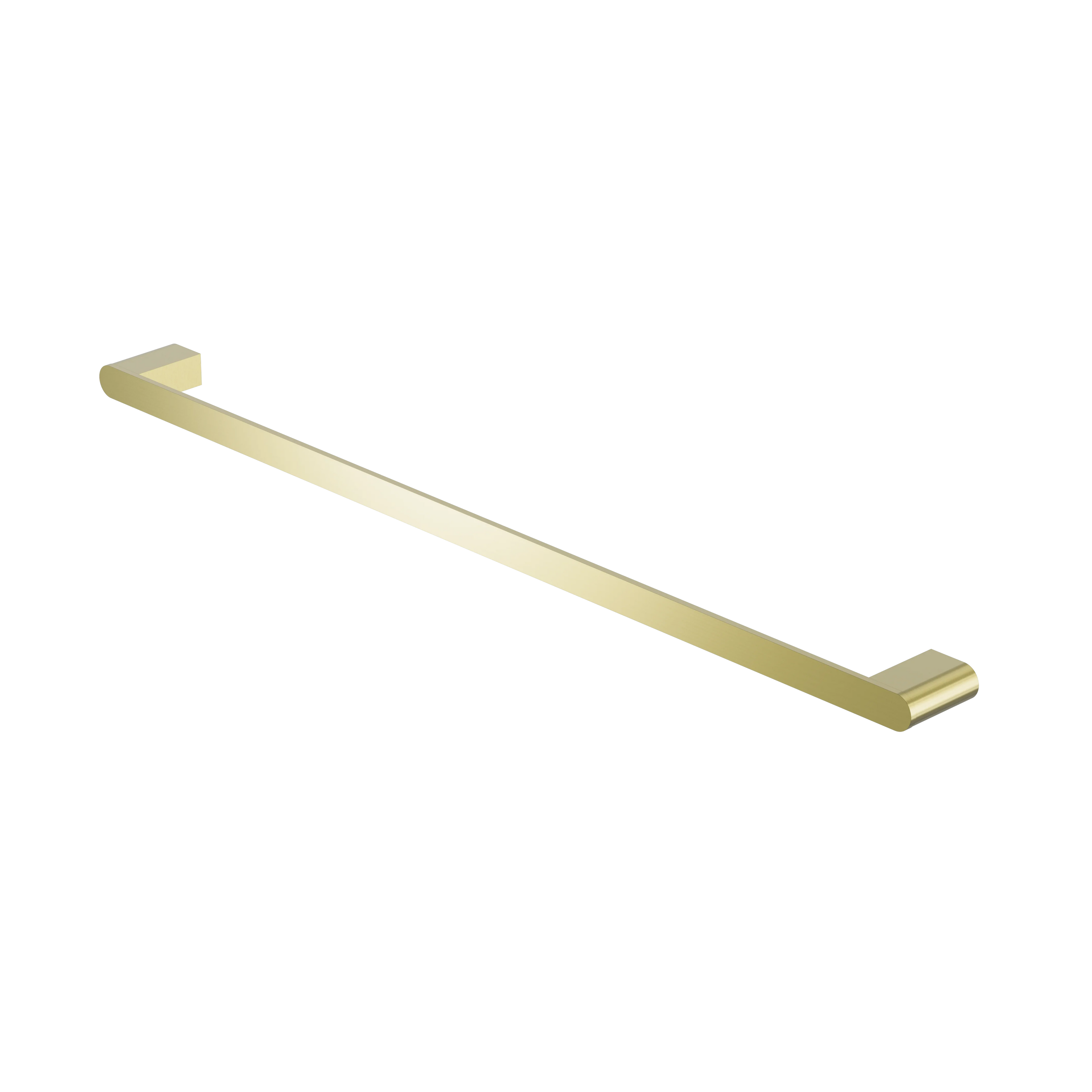 Bianca Single Towel Rail 800mm Brushed Gold