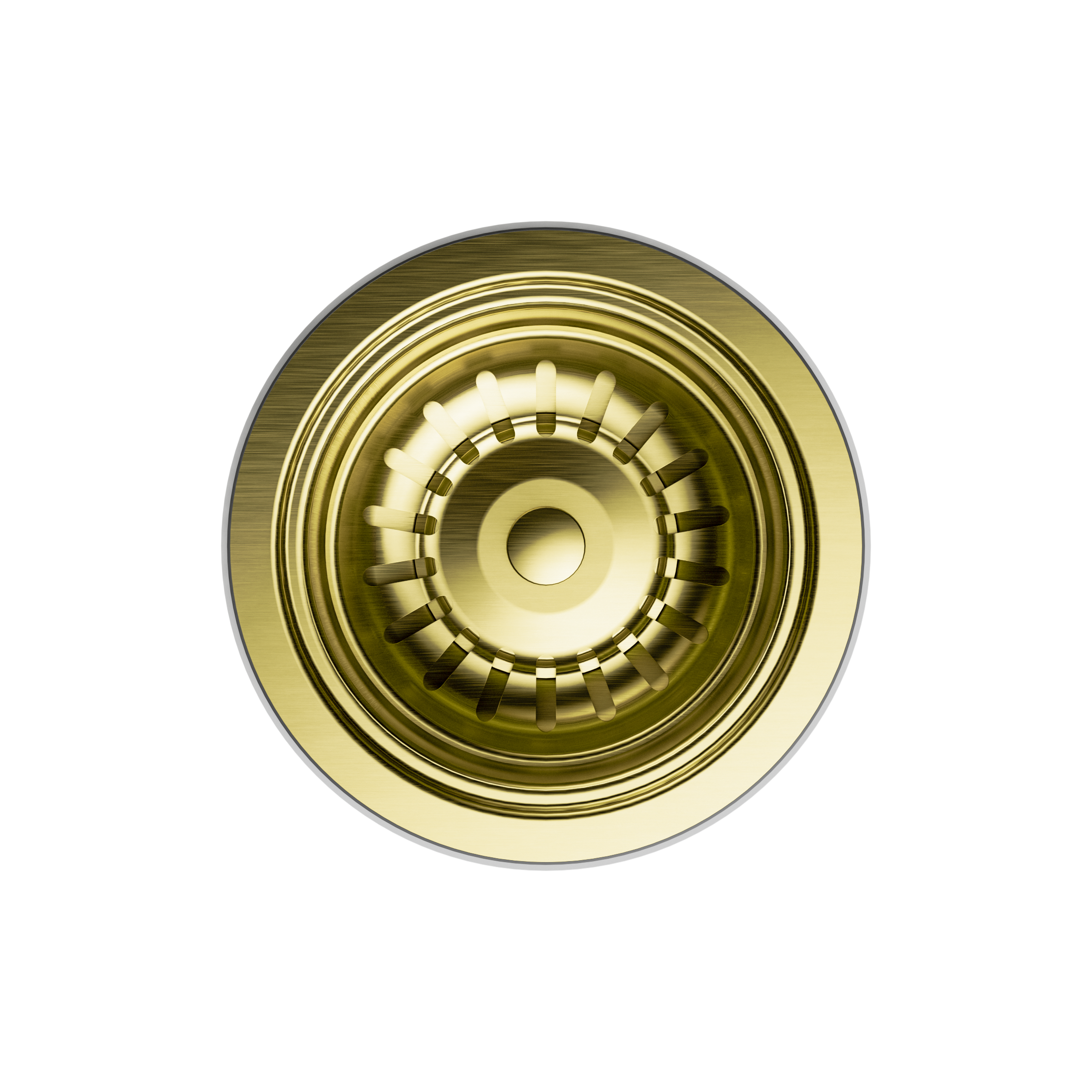 Kitchen Sink Basket Waste Brushed Gold
