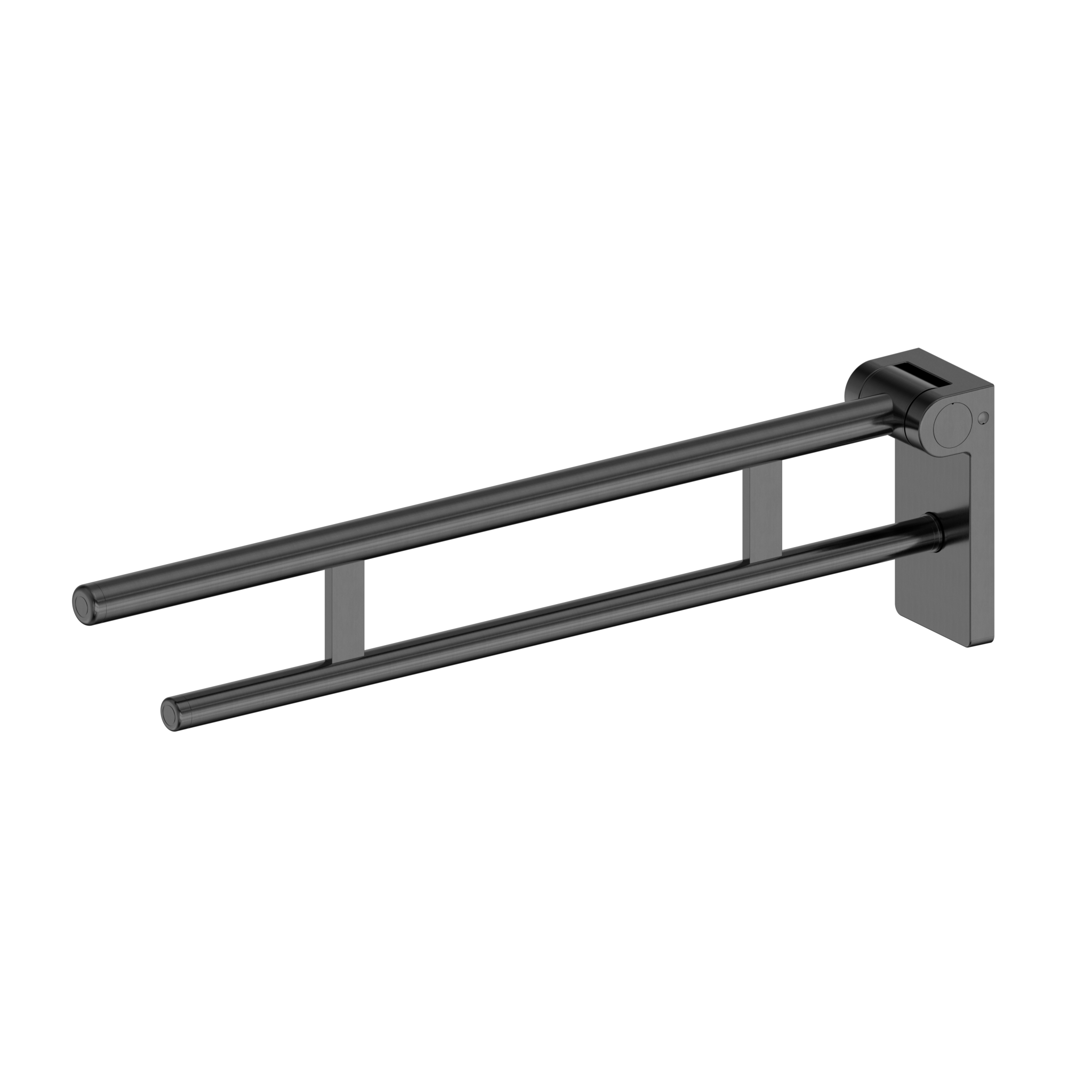 Mecca Care Foldable Toilet Support Arm Gun Metal