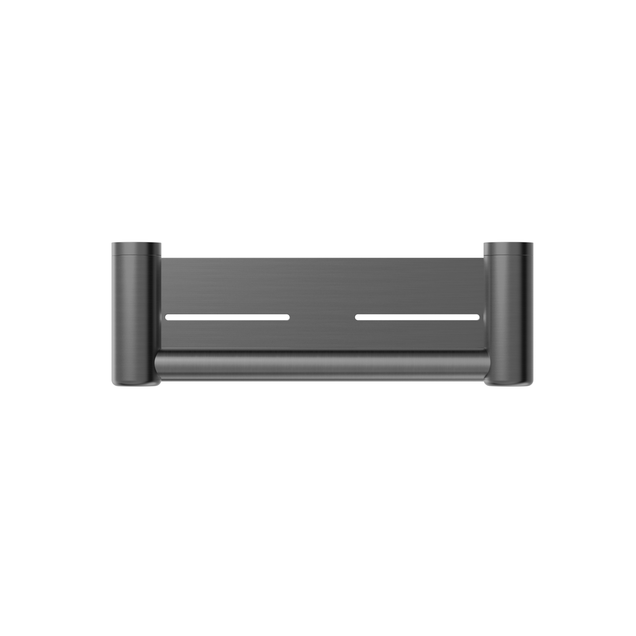 Mecca Care 25mm Grab Rail With Shelf 300mm Gun Metal