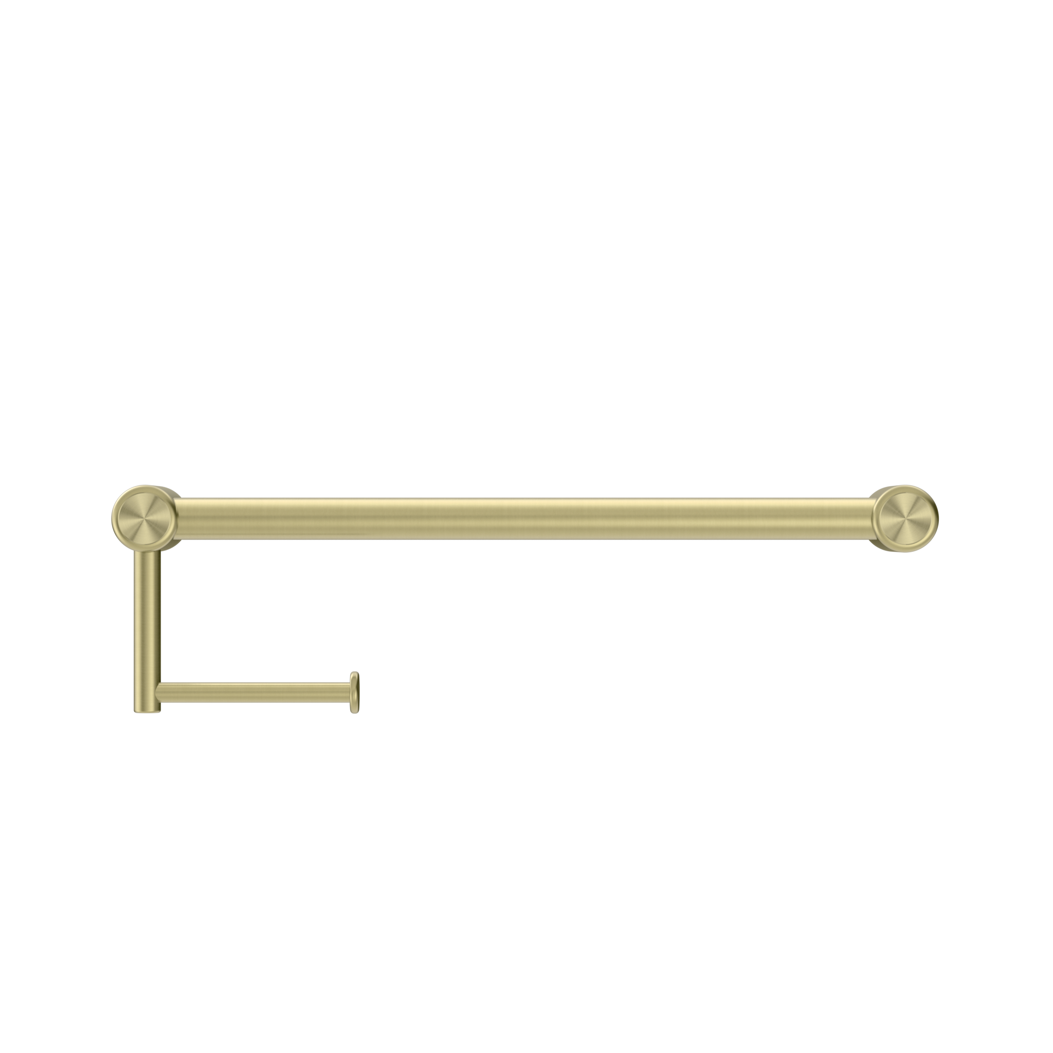 Mecca Care 25mm Toilet Roll Rail 450mm Brushed Gold