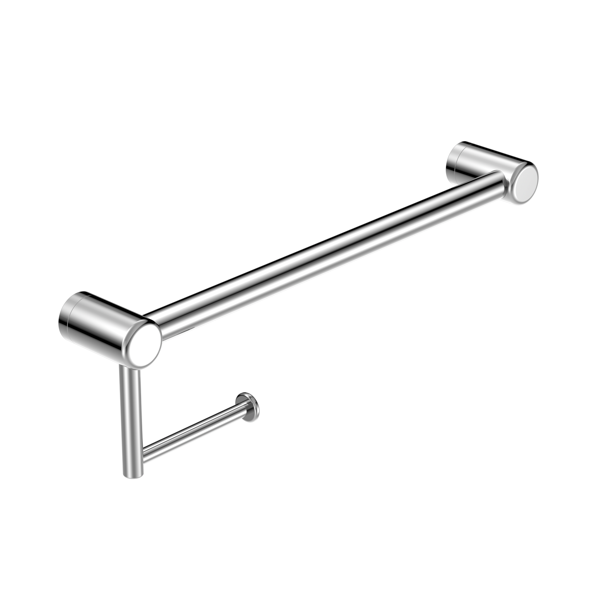 Mecca Care 25mm Toilet Roll Rail 450mm Chrome