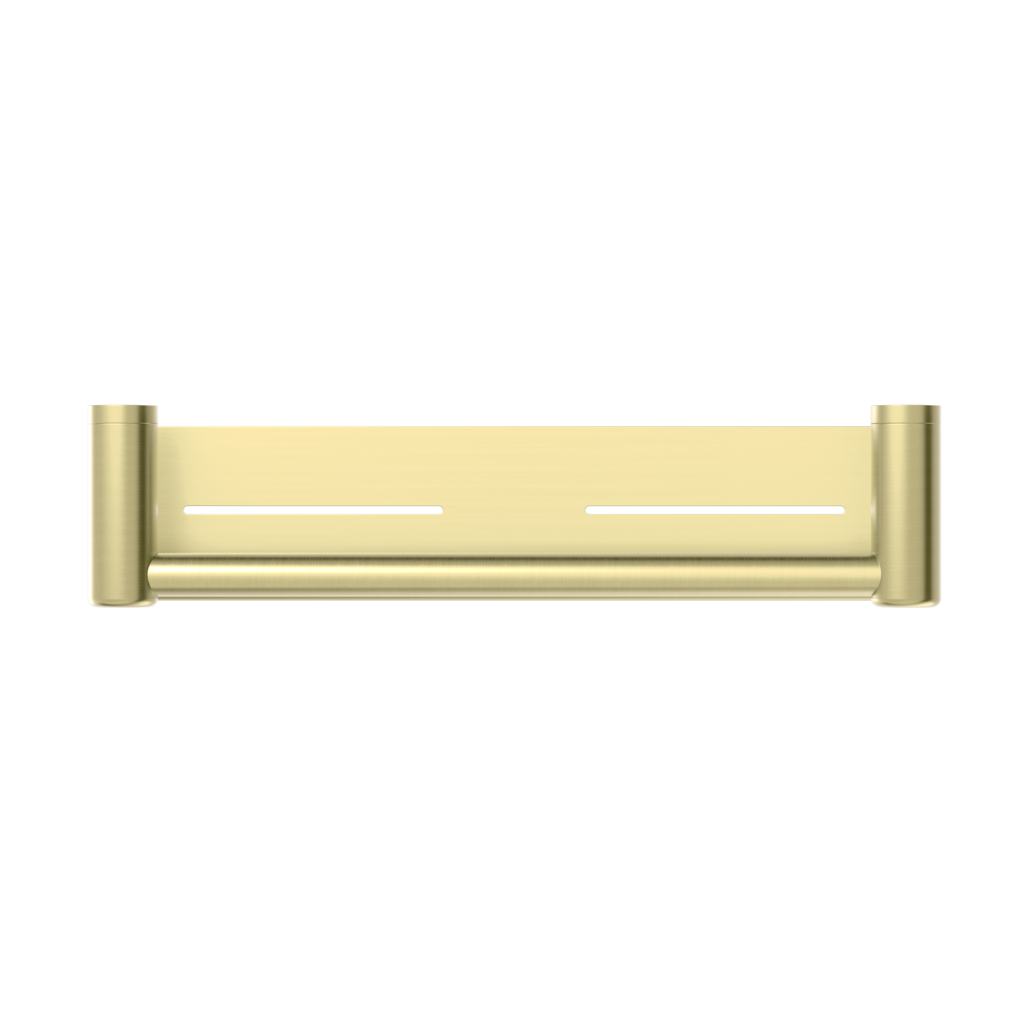 Mecca Care 25mm Grab Rail With Shelf 450mm Brushed Gold