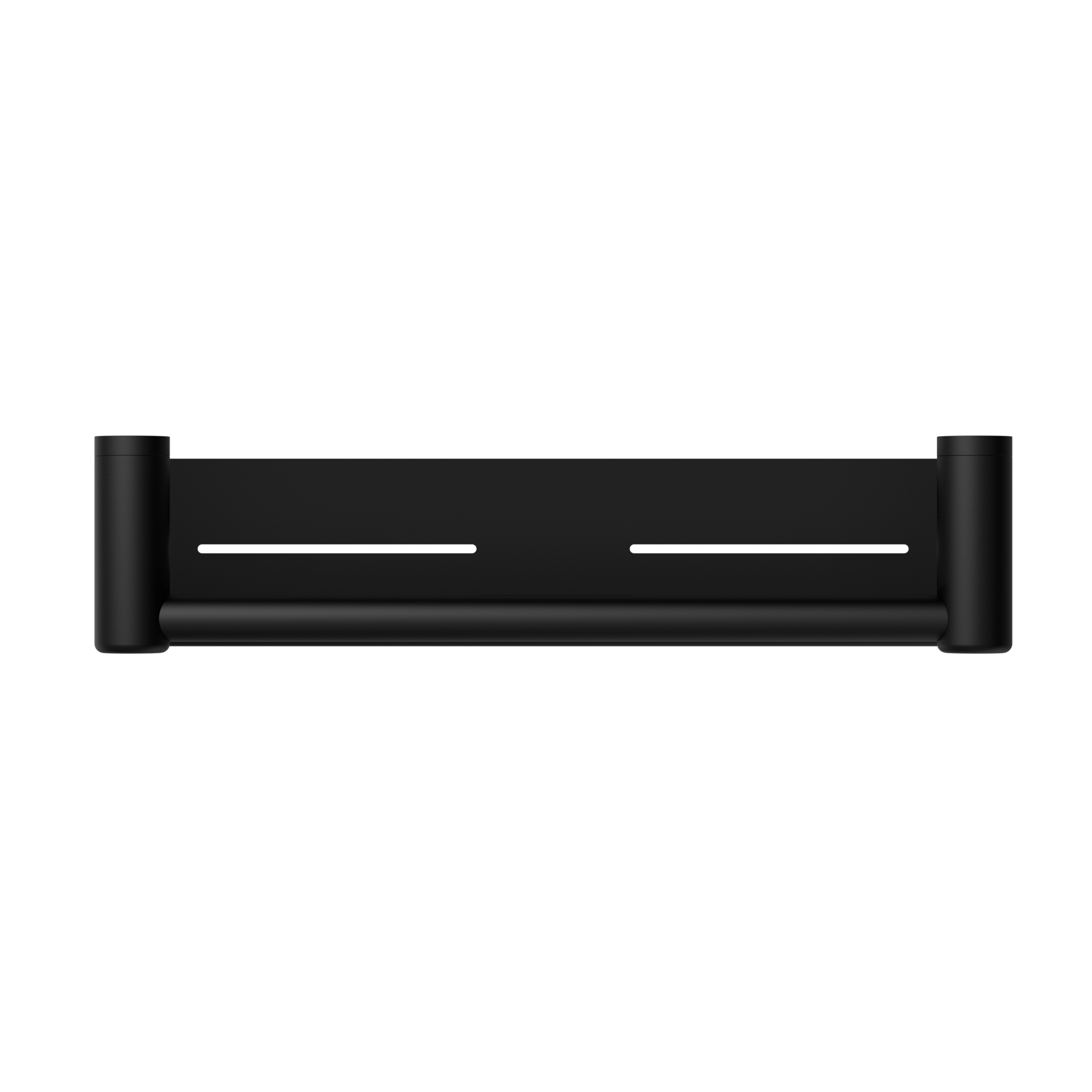Mecca Care 25mm Grab Rail With Shelf 450mm Matte Black