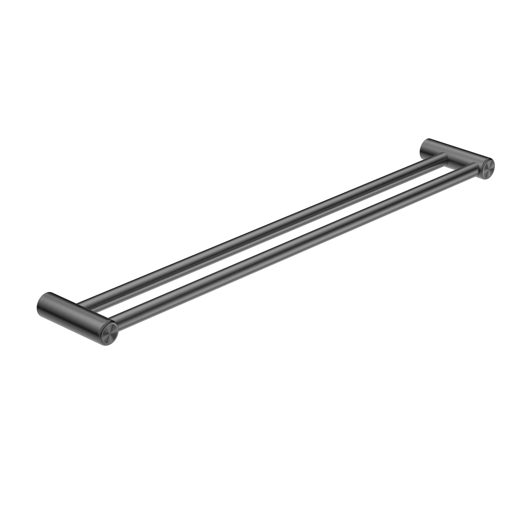 Mecca Care 25mm Double Towel Grab Rail 900mm Gun Metal