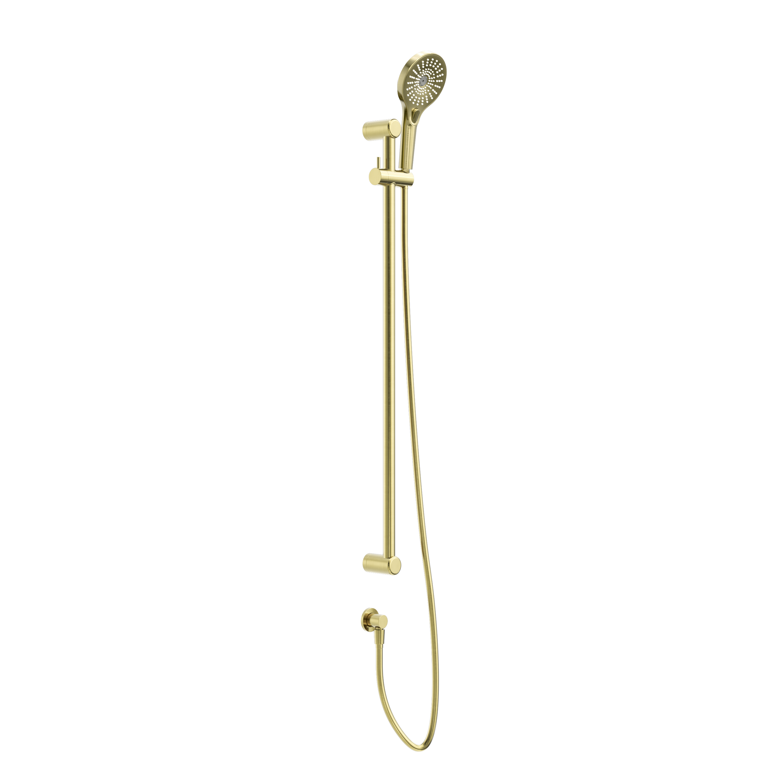 Mecca Care 25mm Grab Rail And Adjustable Shower Rail Set 900mm Brushed Gold