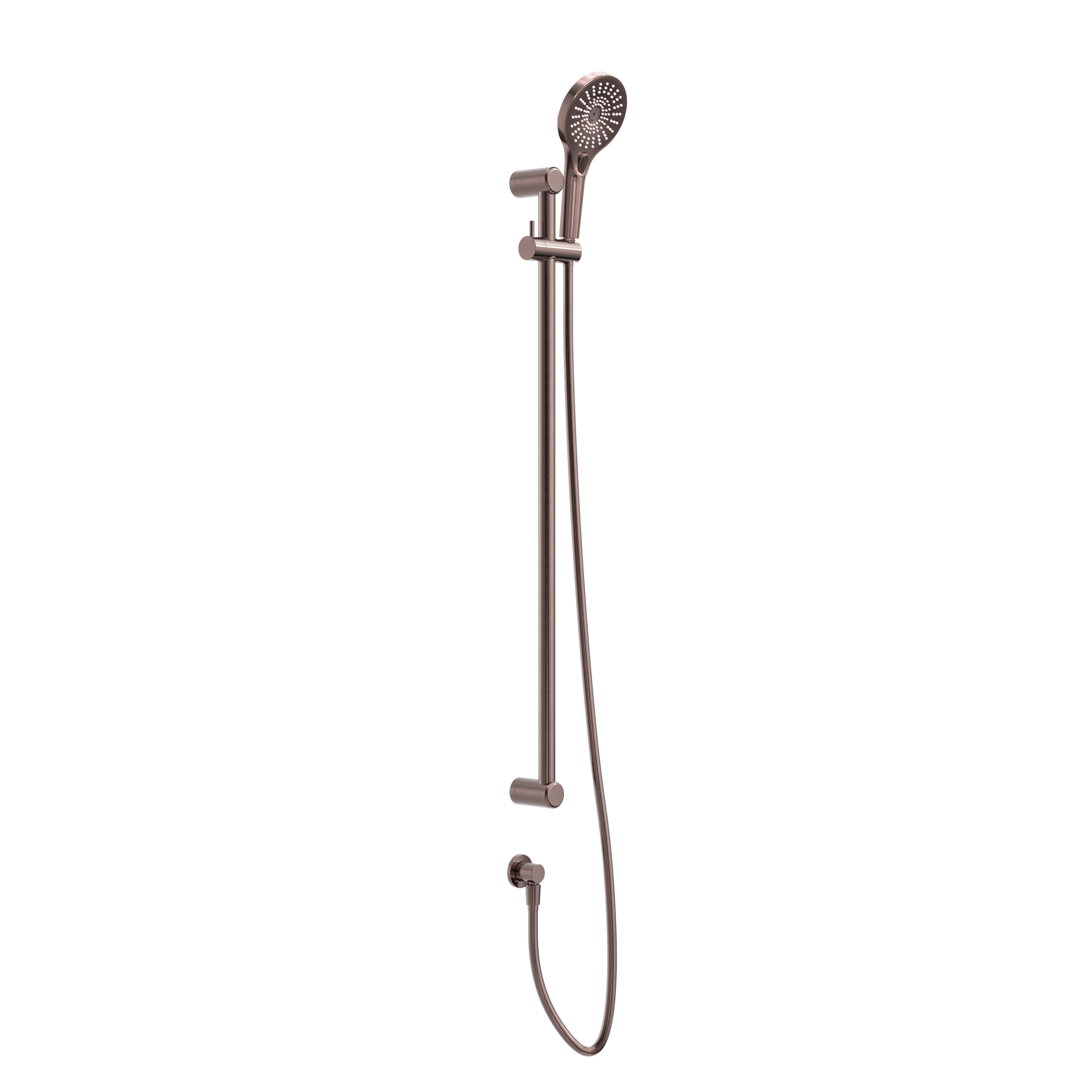 Mecca Care 25mm Grab Rail And Adjustable Shower Rail Set 900mm Brushed Bronze