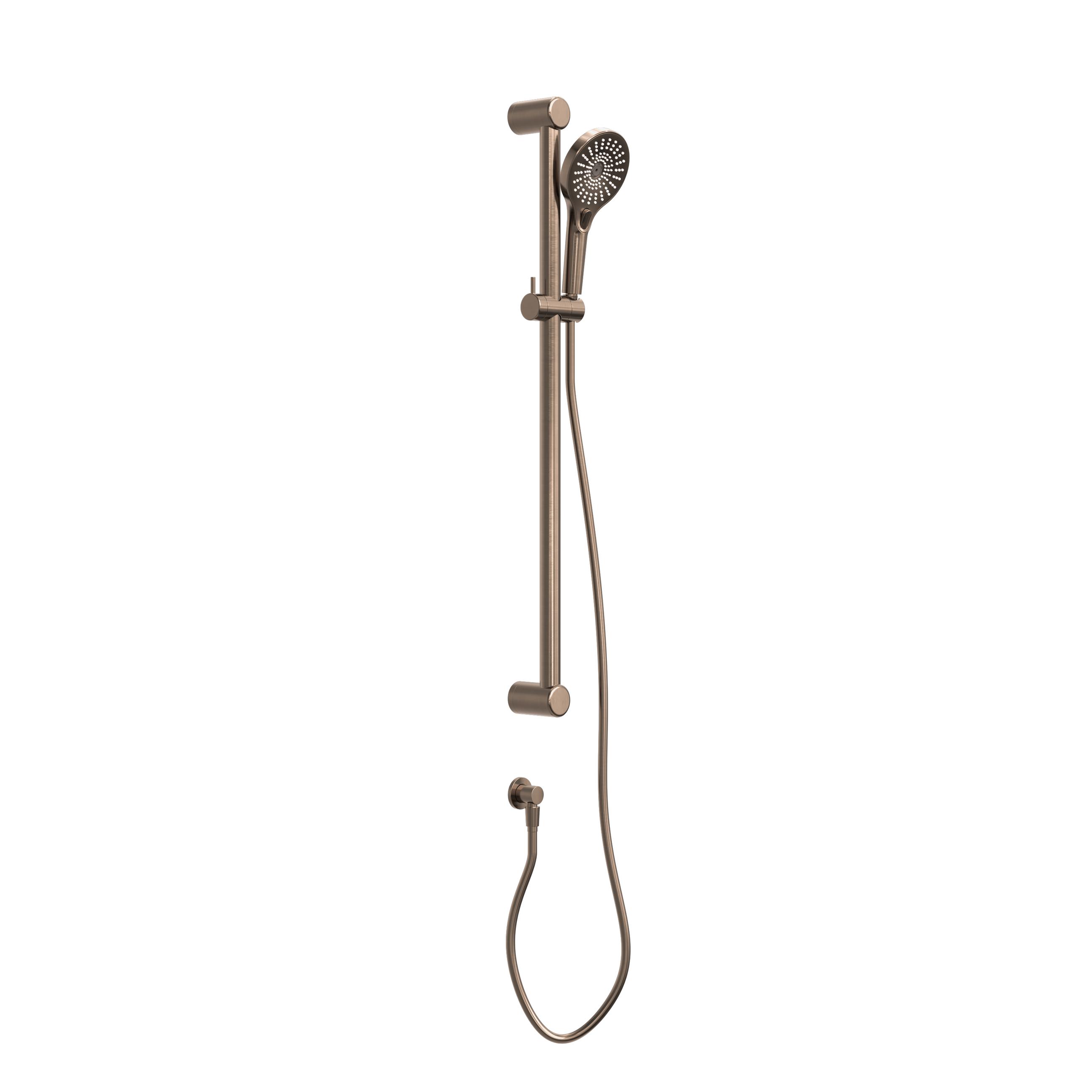 Mecca Care 32mm Grab Rail And Adjustable Shower Rail Set 900mm Brushed Bronze