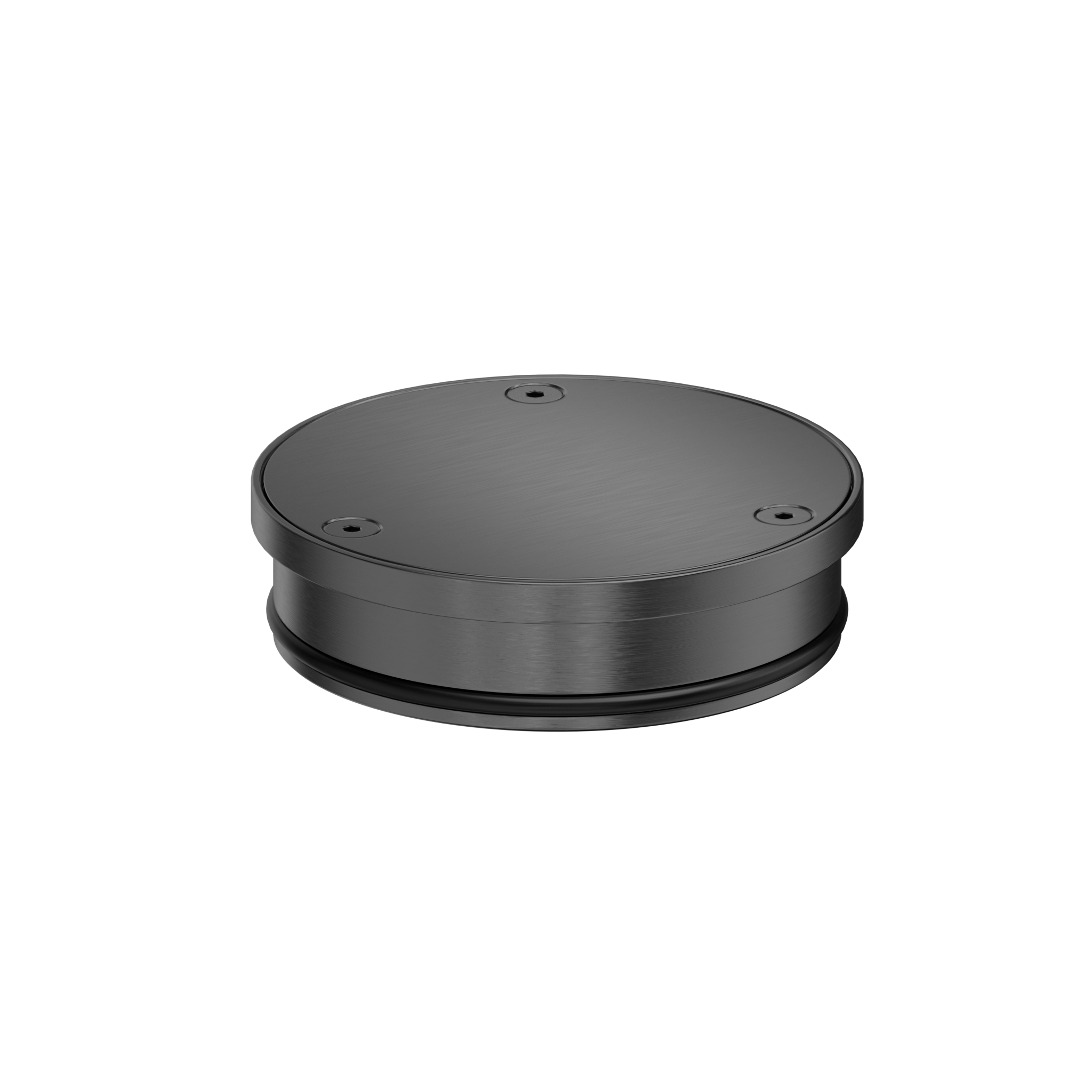 316L Stainless Round Clear Out 100mm Outlet Graphite