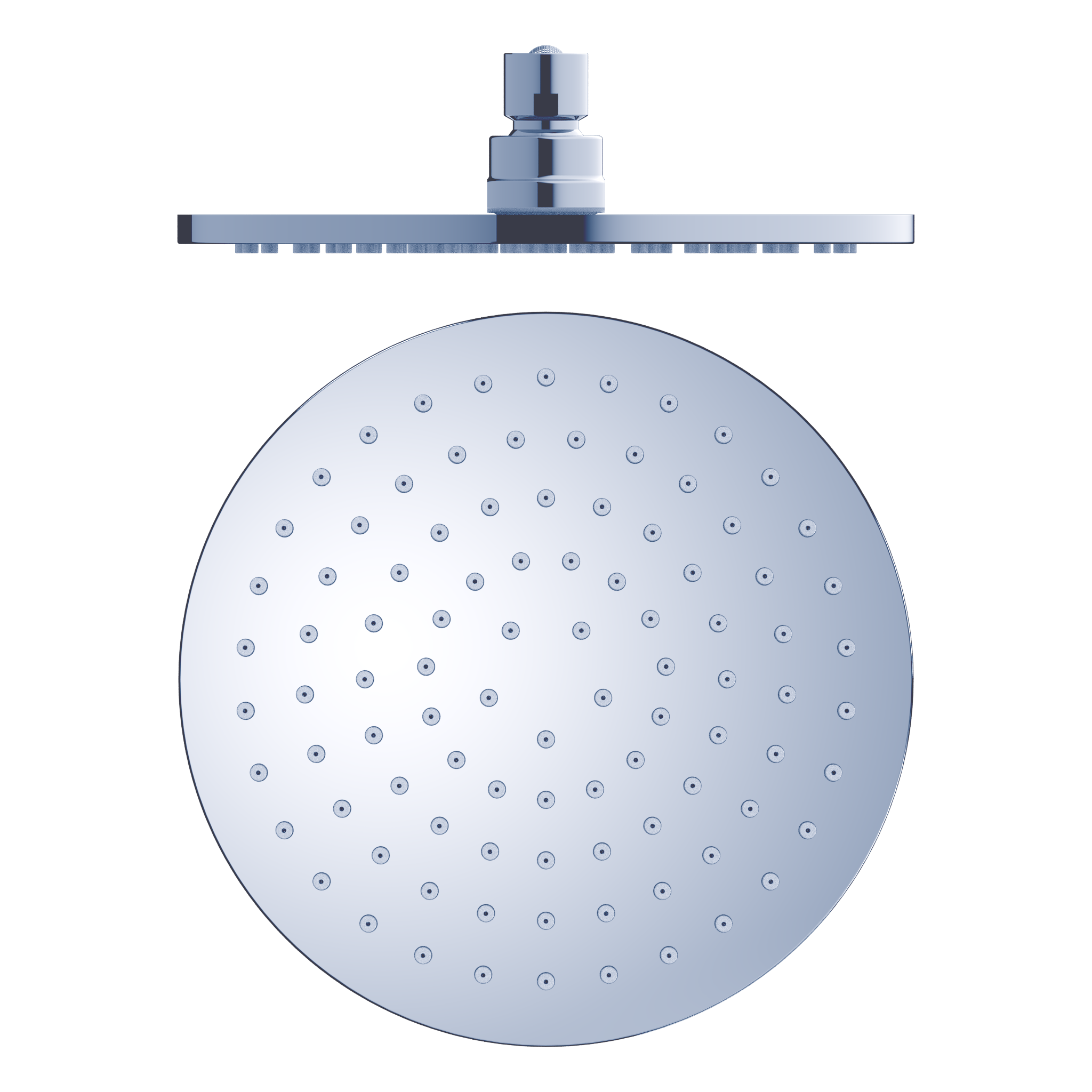 200mm Round Shower Head Chrome