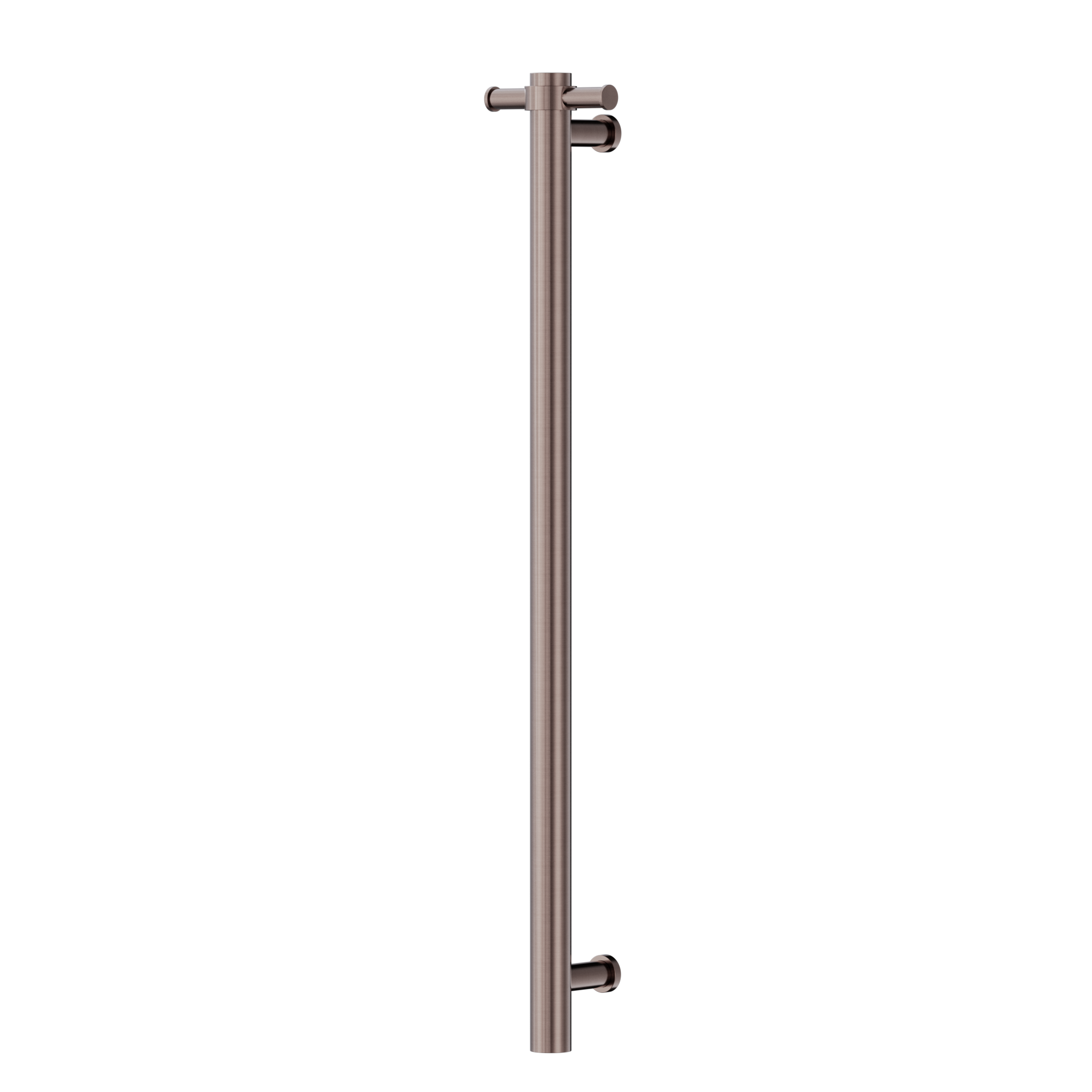 Non-Heated Vertical Towel Rail 900mm Brushed Bronze