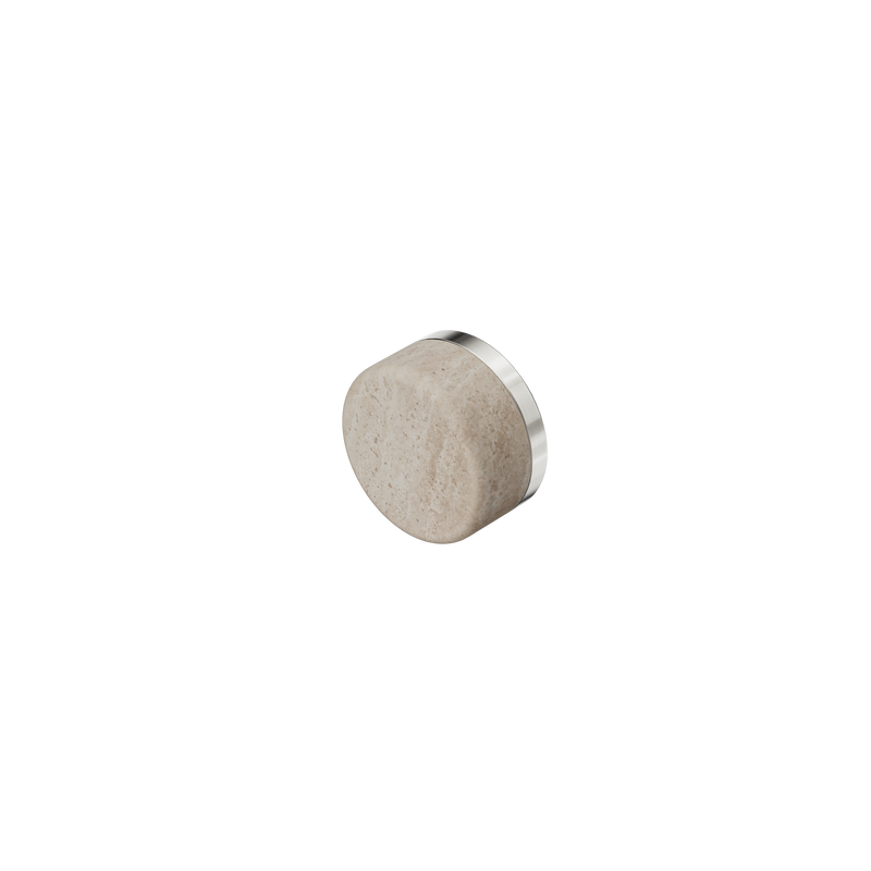 Serenity Rome Travertine Handle Brushed Nickel