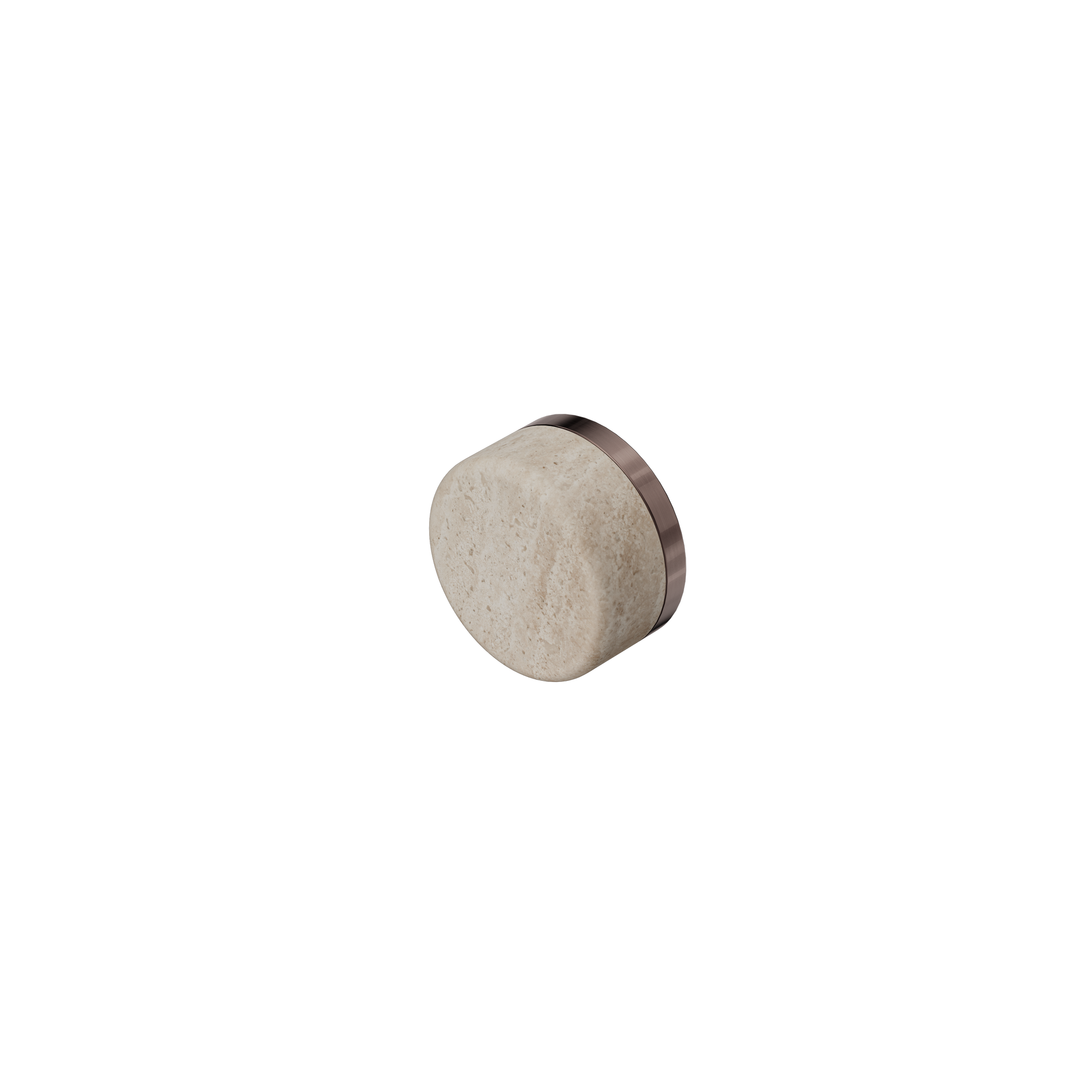 Serenity Rome Travertine Handle Brushed Bronze