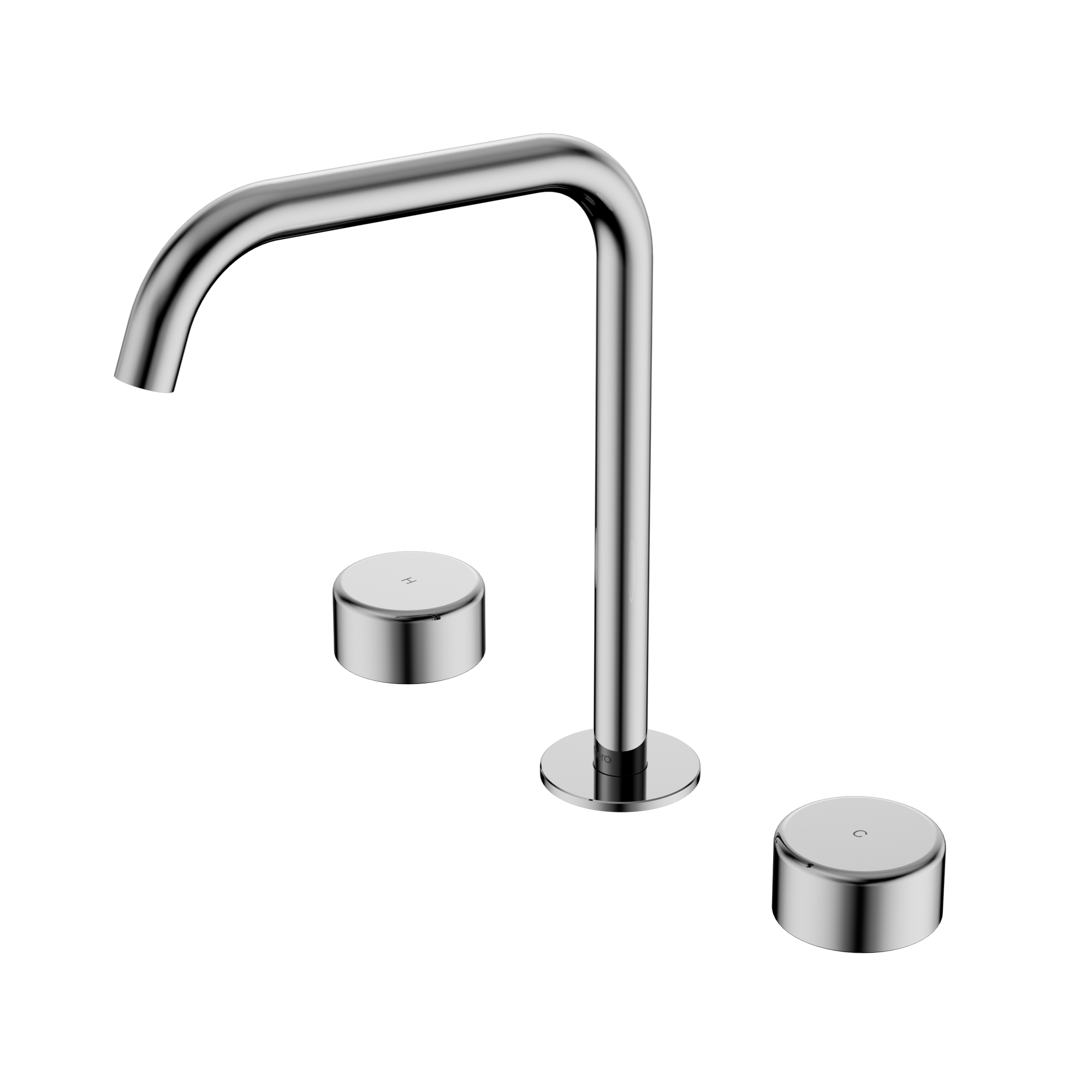 Serenity Bath/Kitchen Set Edge Spout With Metal Handle Chrome