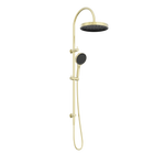 Serenity Twin Shower Brushed Gold