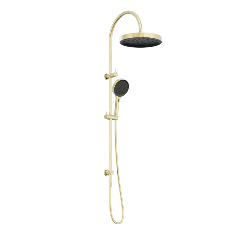 Serenity Twin Shower Brushed Gold