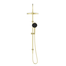 Serenity Twin Shower Brushed Gold