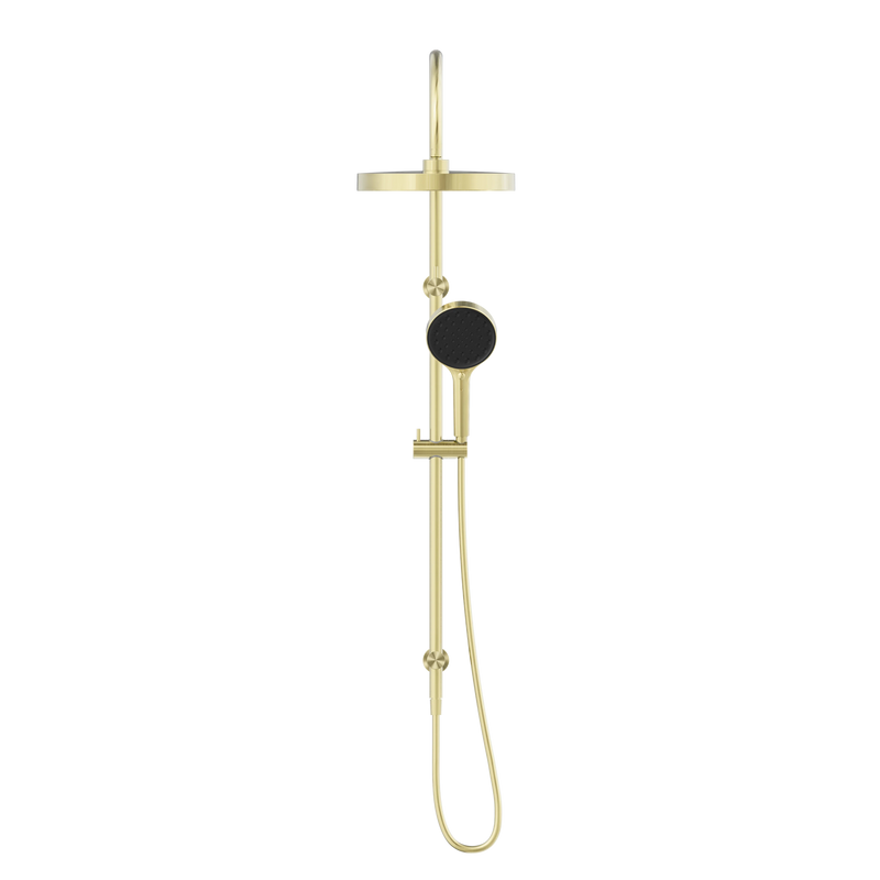 Serenity Twin Shower Brushed Gold