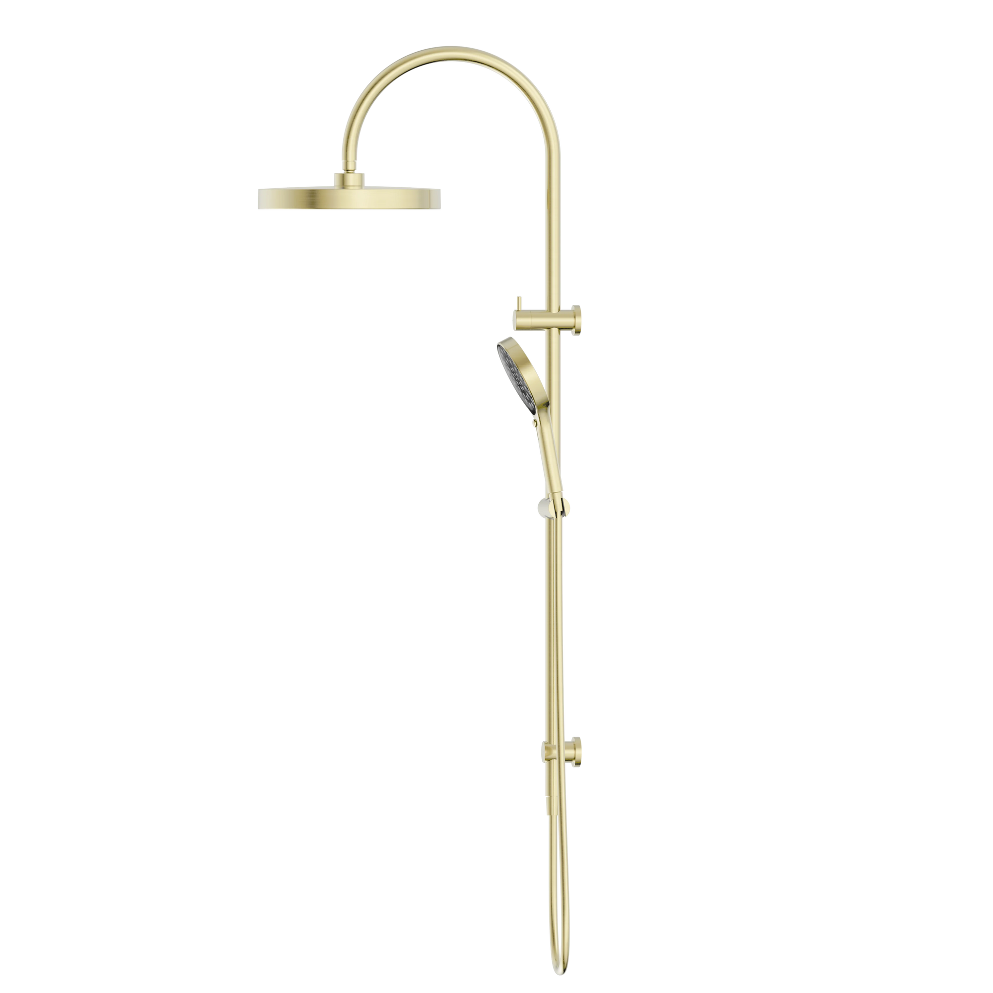 Serenity Twin Shower Brushed Gold